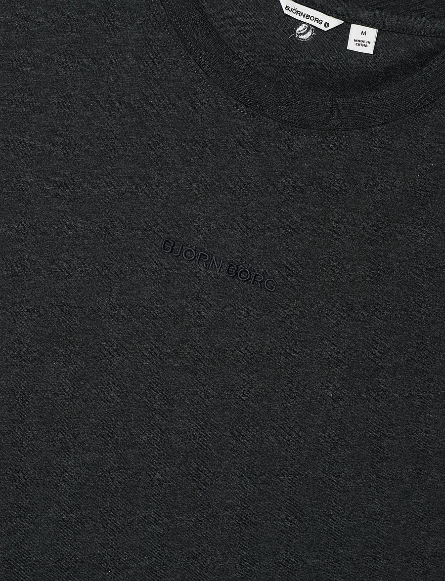 Björn Borg - BORG CLASSIC T-SHIRT - t-shirts - dark gray melange - 2