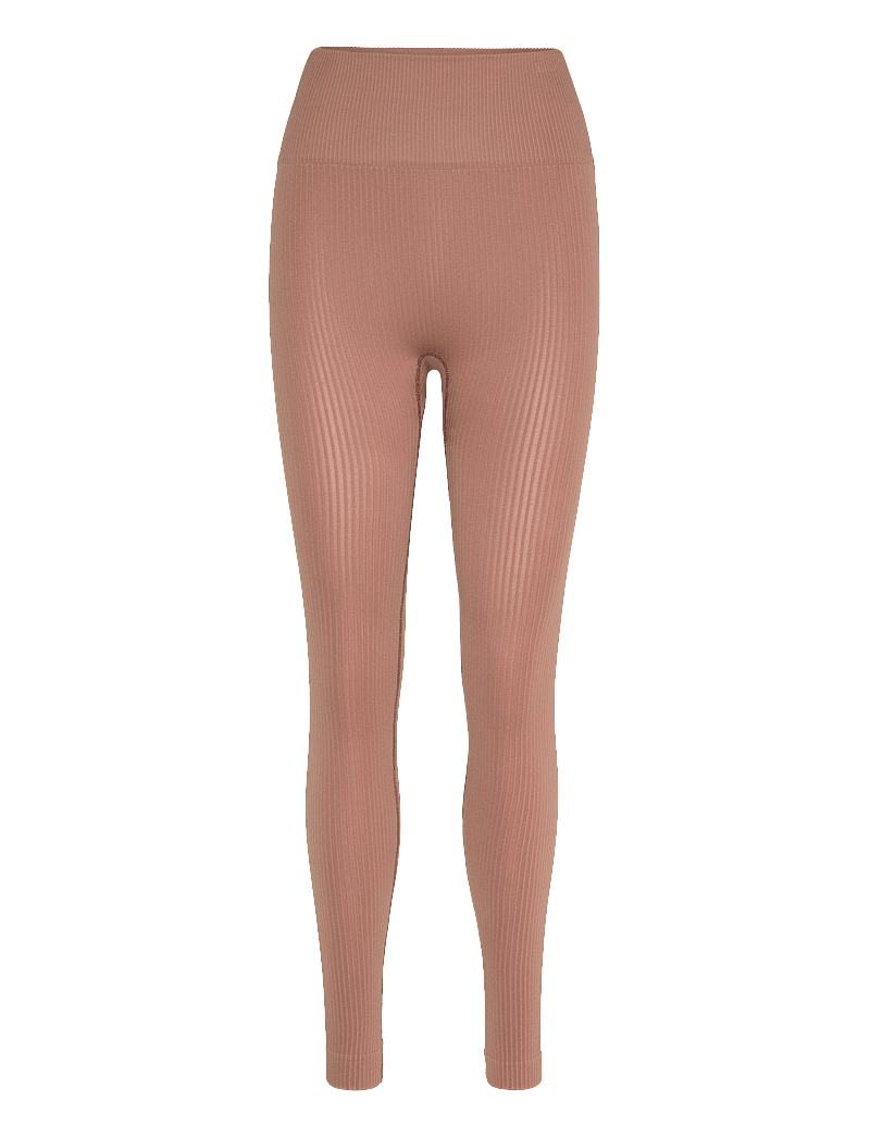 Björn Borg - STUDIO SEAMLESS RIBBED TIGHTS - træningstights - acorn - 0