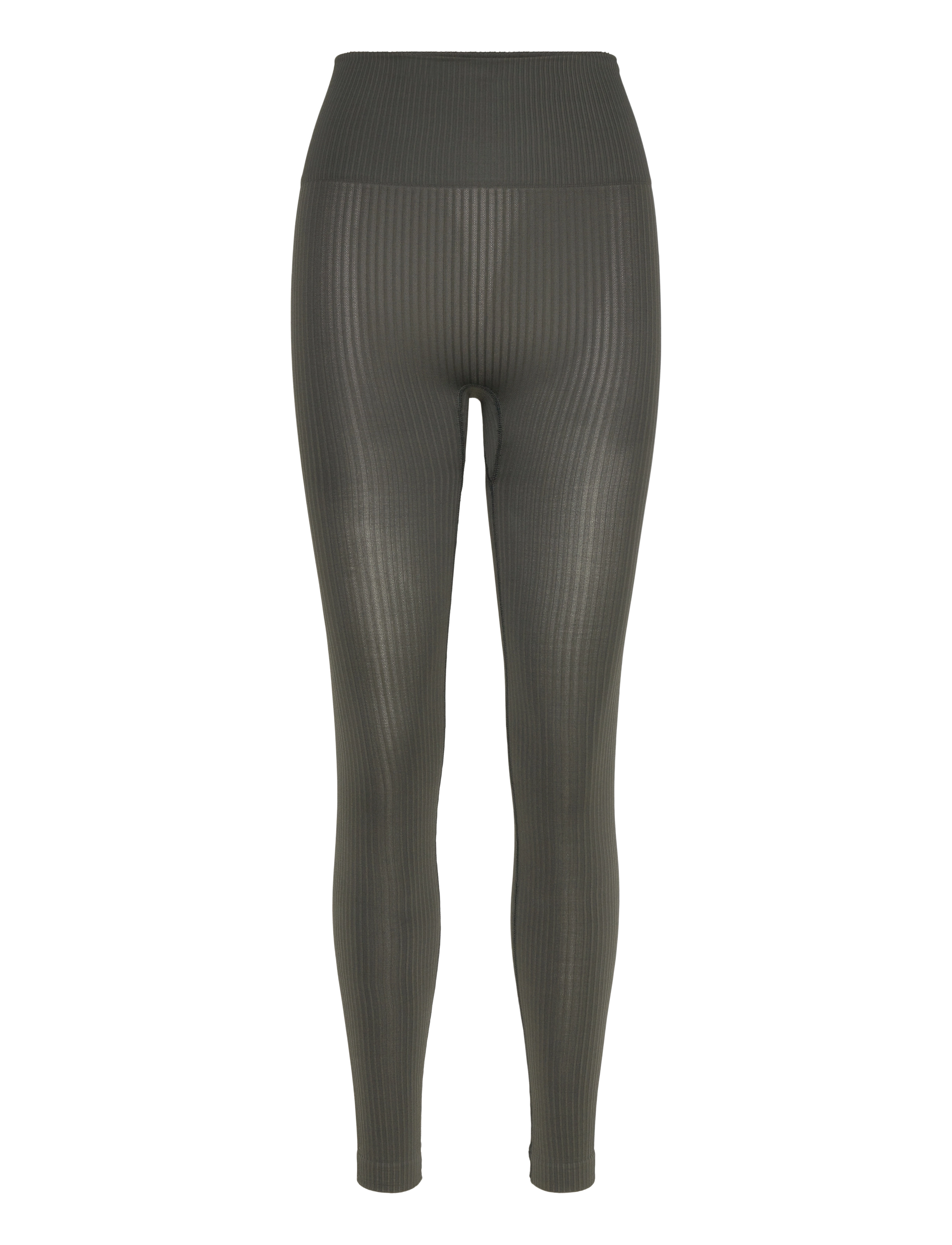 BJÖRN BORG Studio Seamless Ribbed Strumpfhose Khaki - L - Damen