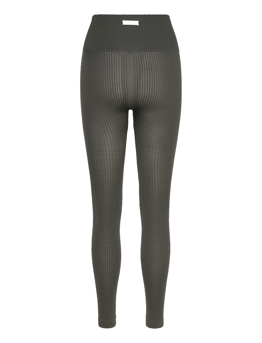 Björn Borg - STUDIO SEAMLESS RIBBED TIGHTS - volle länge - peat - 1