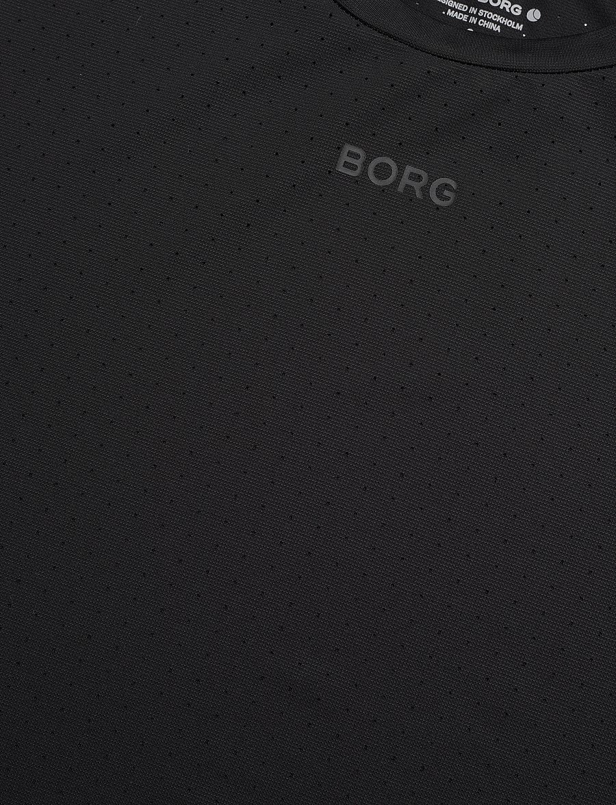 Björn Borg - BORG PERFORMANCE PERFORATED T-SHIRT - black beauty - 2
