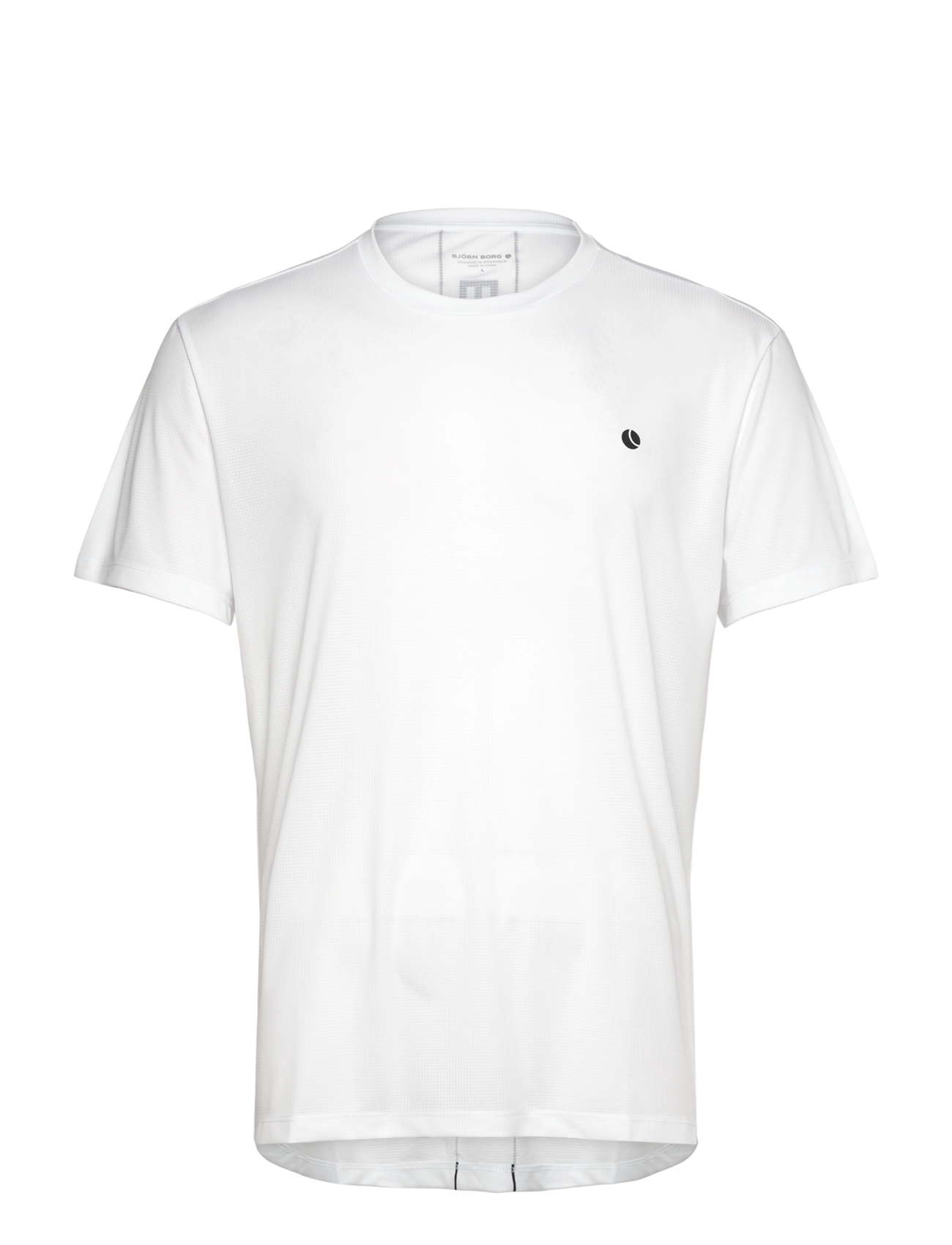 Björn Borg Ace Light T-Shirt, S, White, Sport Overdele > Sport T-shirts, Herre