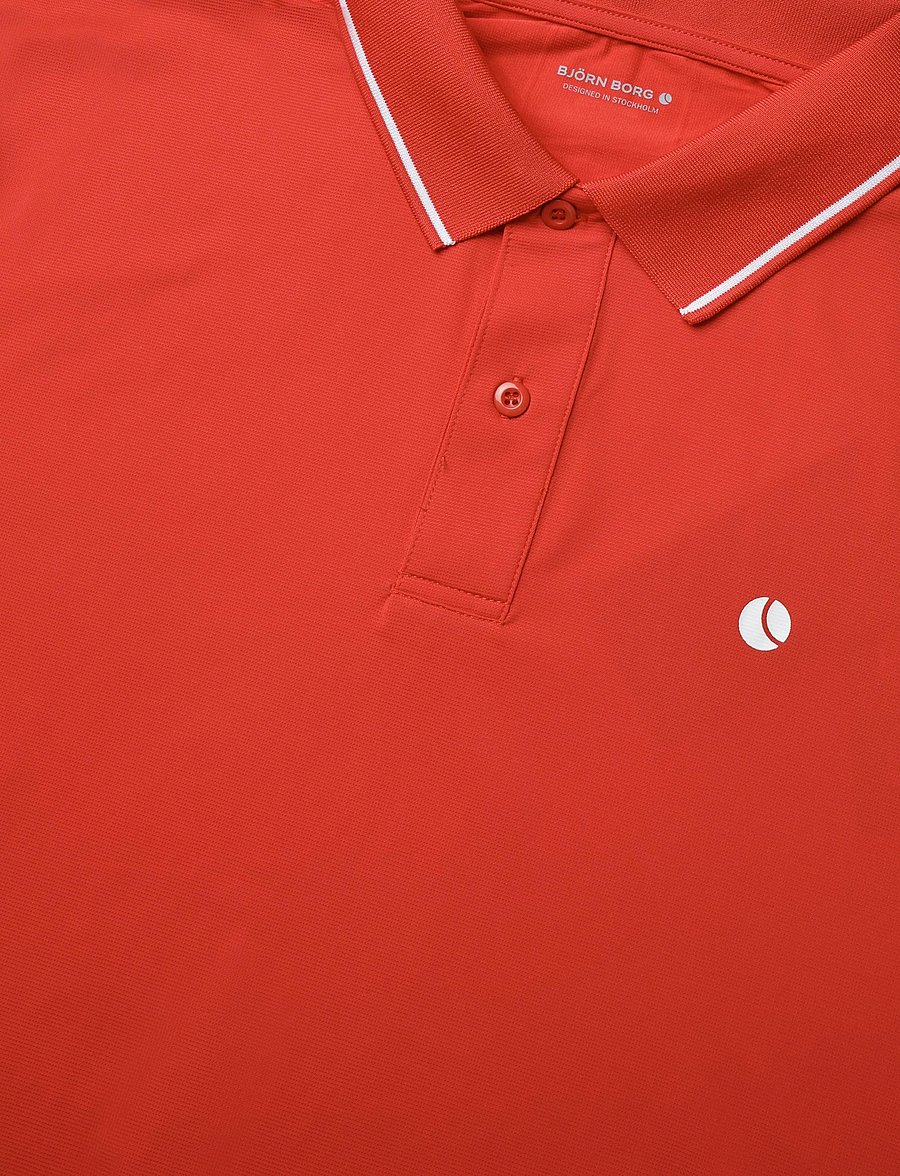 Björn Borg - ACE POLO SHIRT - polosärgid - flame scarlet - 2