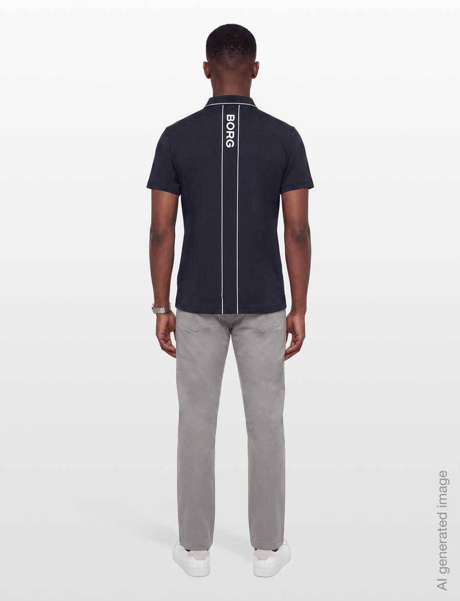 Björn Borg - ACE POLO SHIRT - polosärgid - night sky - 4