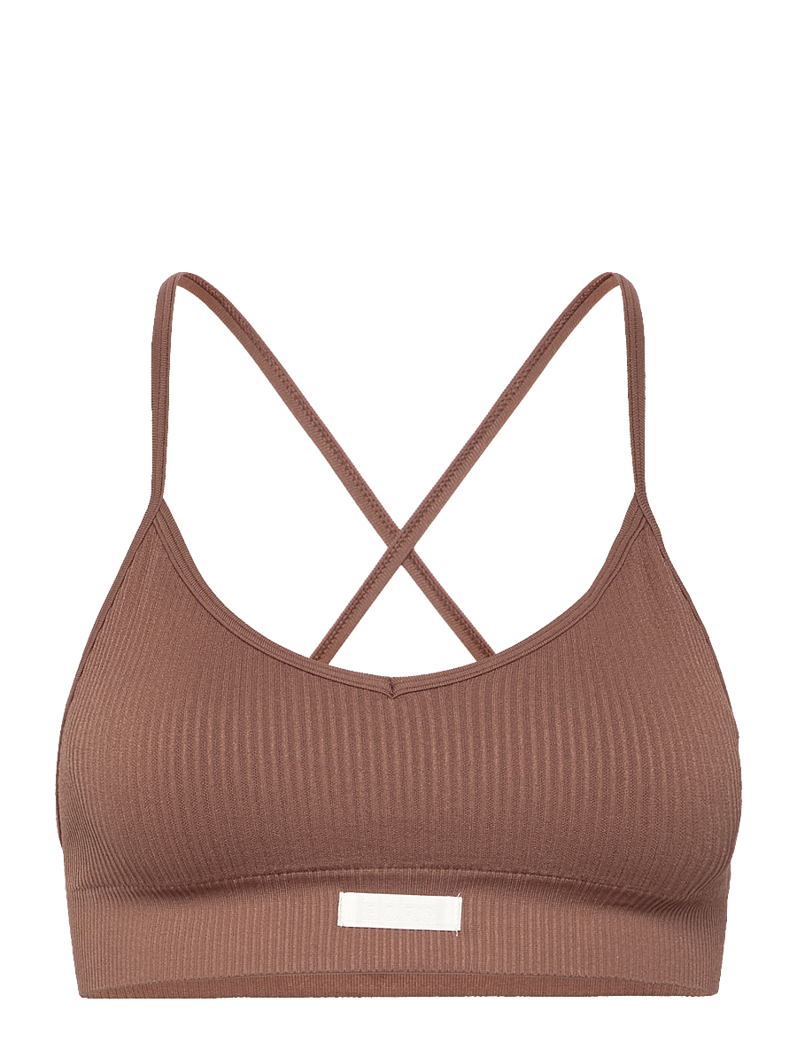 Björn Borg - STUDIO SEAMLESS RIBBED STRAP BRA - sports-bh'er - acorn - 0