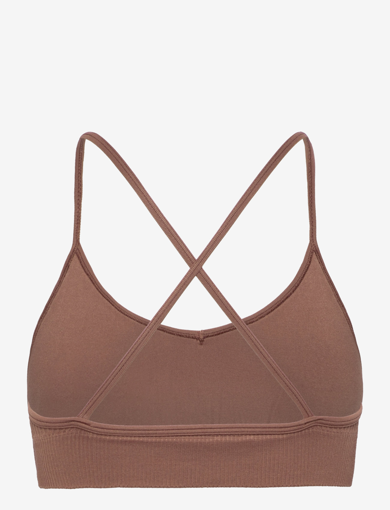 Björn Borg - STUDIO SEAMLESS RIBBED STRAP BRA - spordirinnahoidjad - acorn - 1