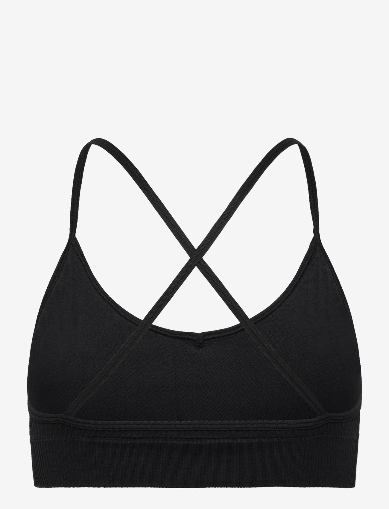 Björn Borg - STUDIO SEAMLESS RIBBED STRAP BRA - spordirinnahoidjad - black beauty - 1