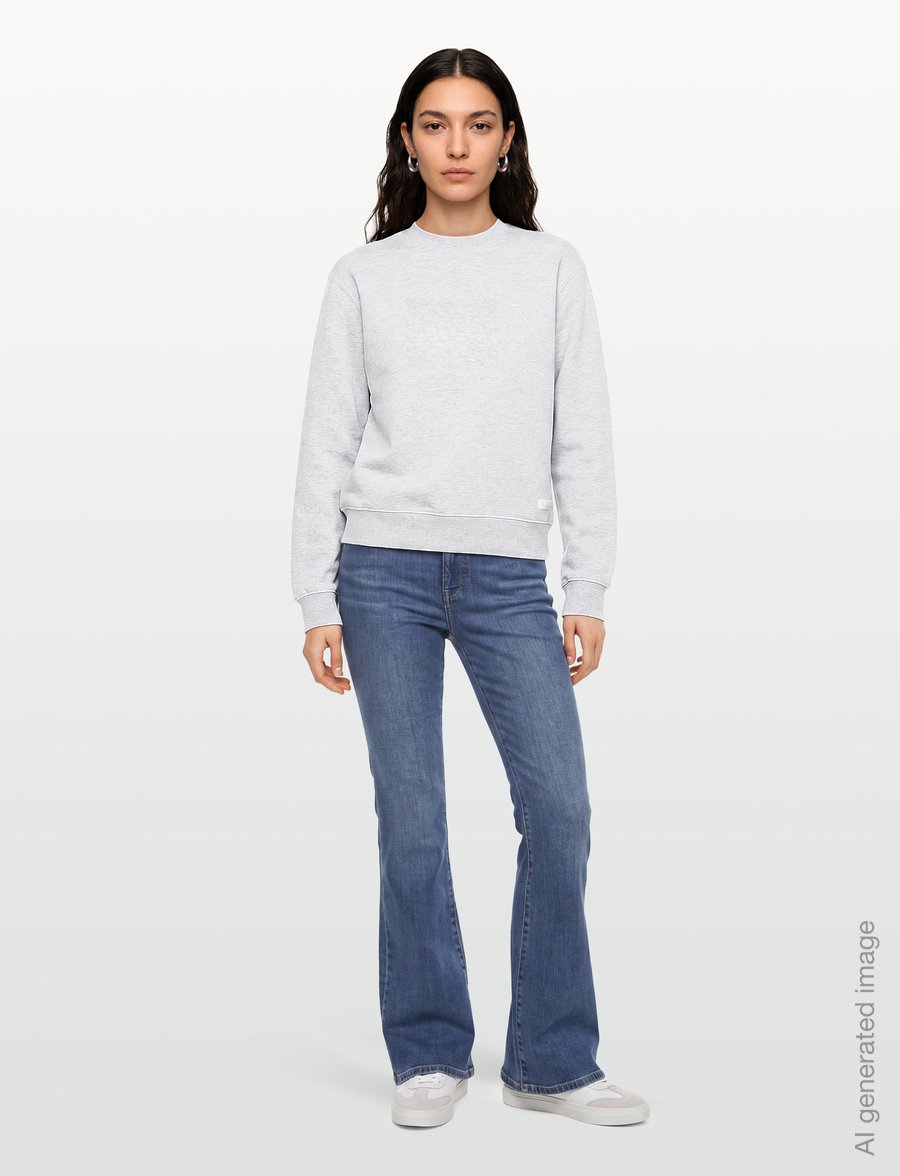 Björn Borg - CENTRE SWEATSHIRT - sweatshirts - light grey melange - 0