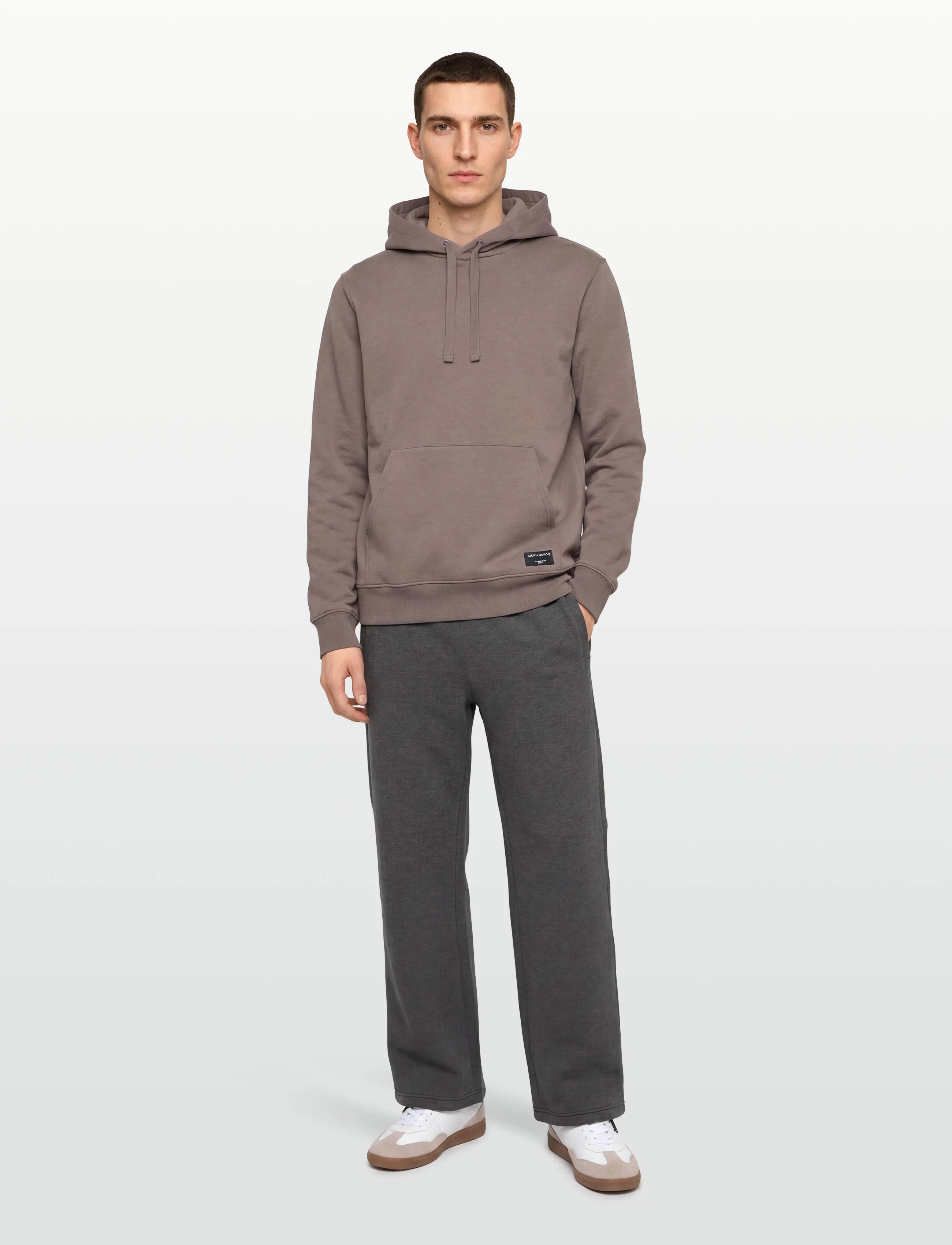 Björn Borg Centre Hoodie, S, Brown, Sport Sweatshirts & Hoodies > Sport Hoodies, Herre