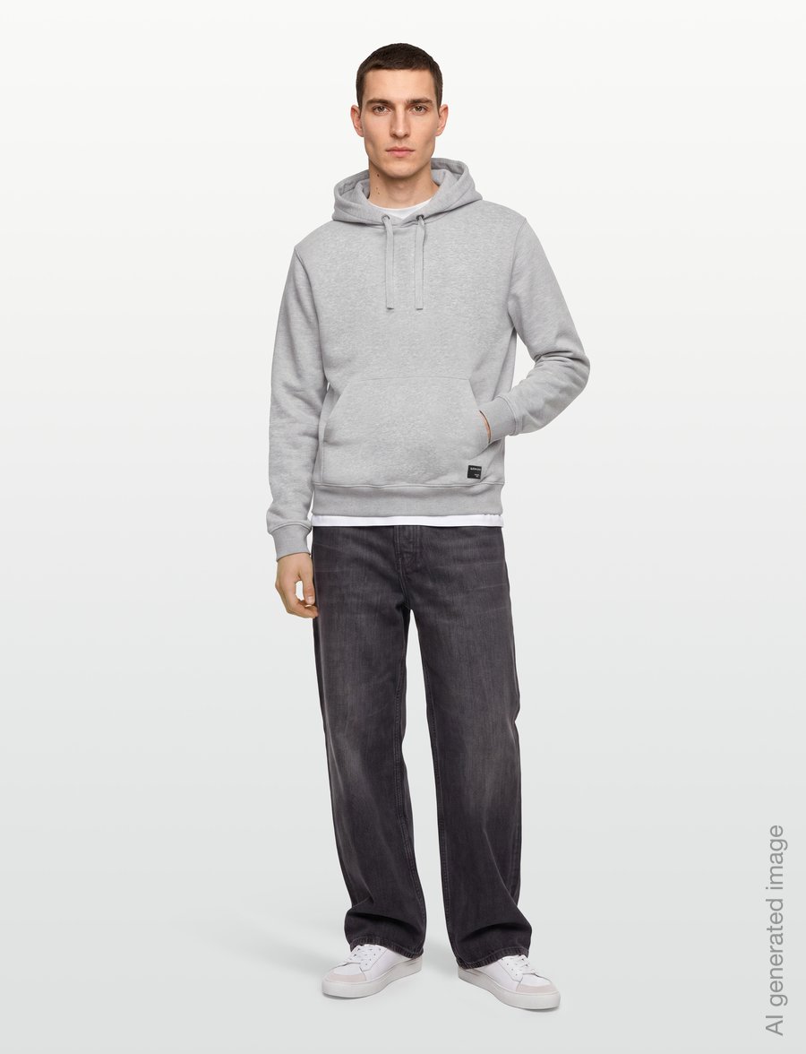 Björn Borg - CENTRE HOODIE - kapuzenpullover - light grey melange - 0