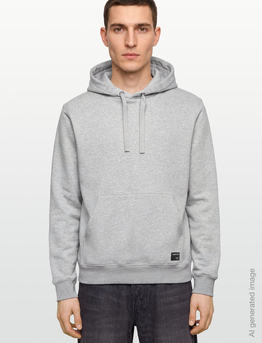 Björn Borg - CENTRE HOODIE - kapuzenpullover - light grey melange - 3