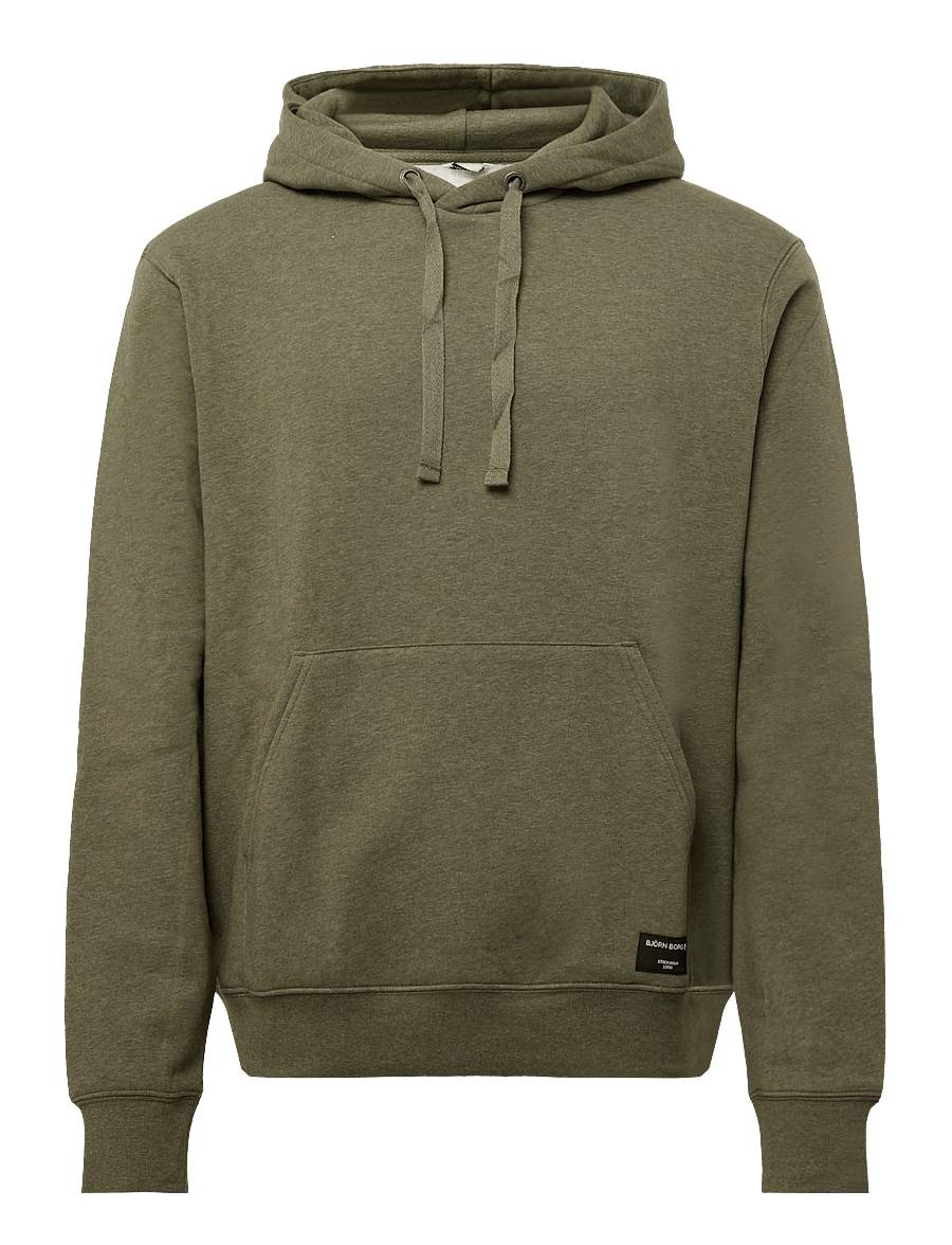 Björn Borg - CENTRE HOODIE - kapuzenpullover - winter moss melange - 0