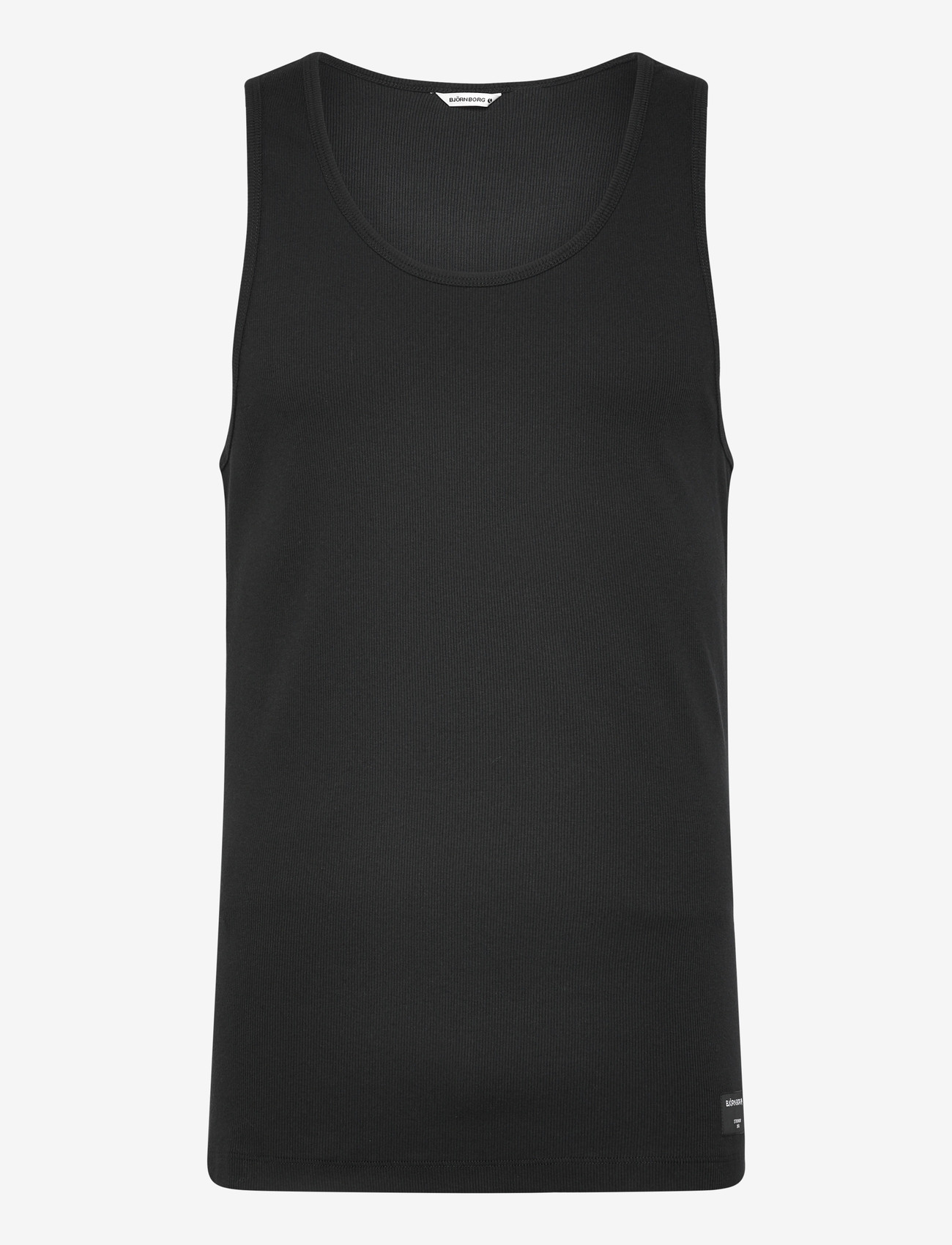 Björn Borg - CENTRE RIBBED TANK - tank tops - black beauty - 1