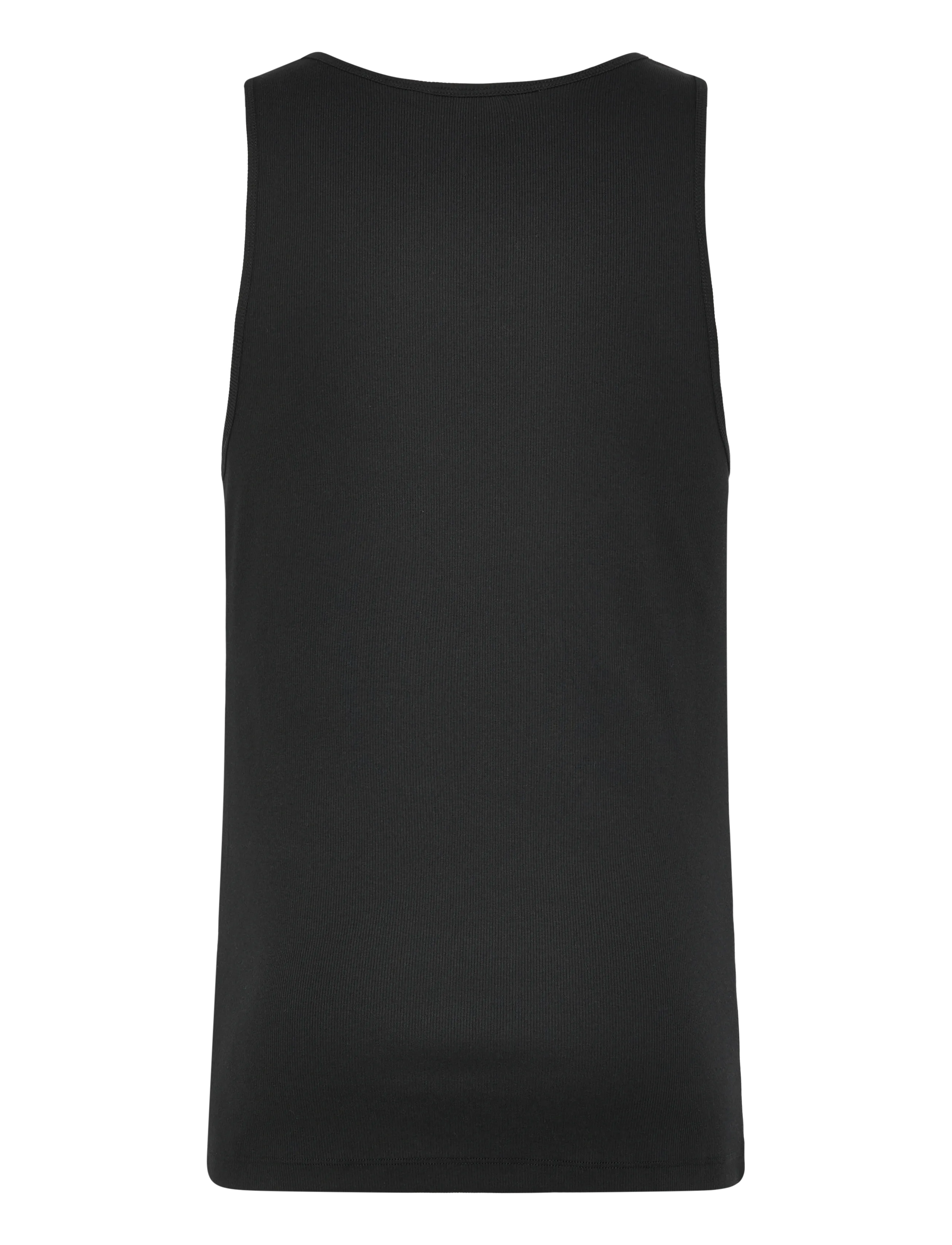 Björn Borg - CENTRE RIBBED TANK - linnen - black beauty - 2