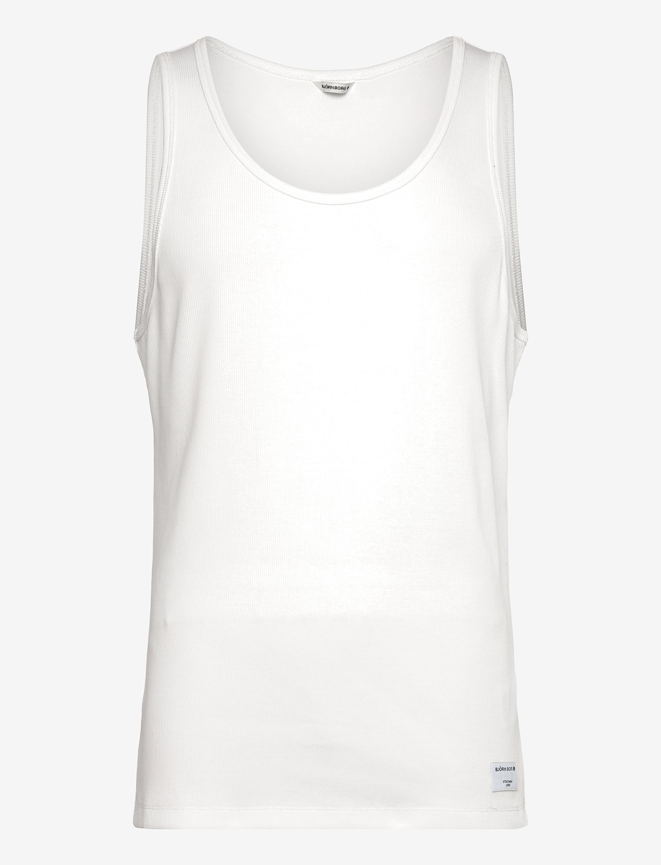 Björn Borg - CENTRE RIBBED TANK - sügisesed riided - brilliant white - 0