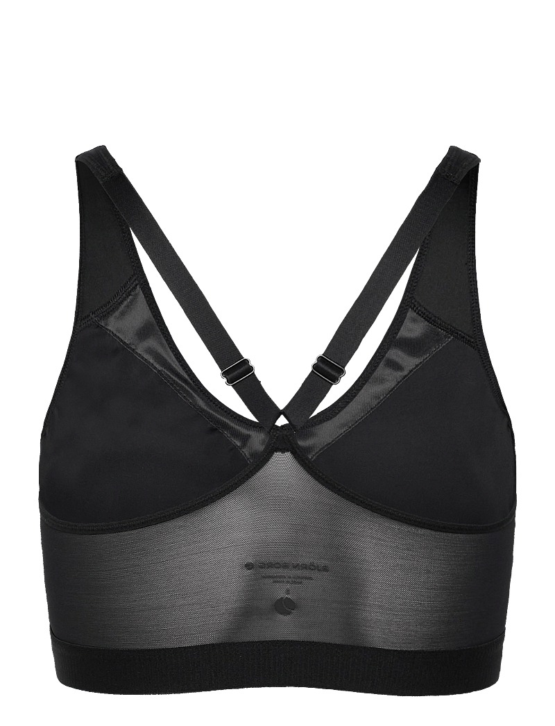 Björn Borg - BORG MID V SUPPORT SPORTS BRA - sports bras - black beauty - 1