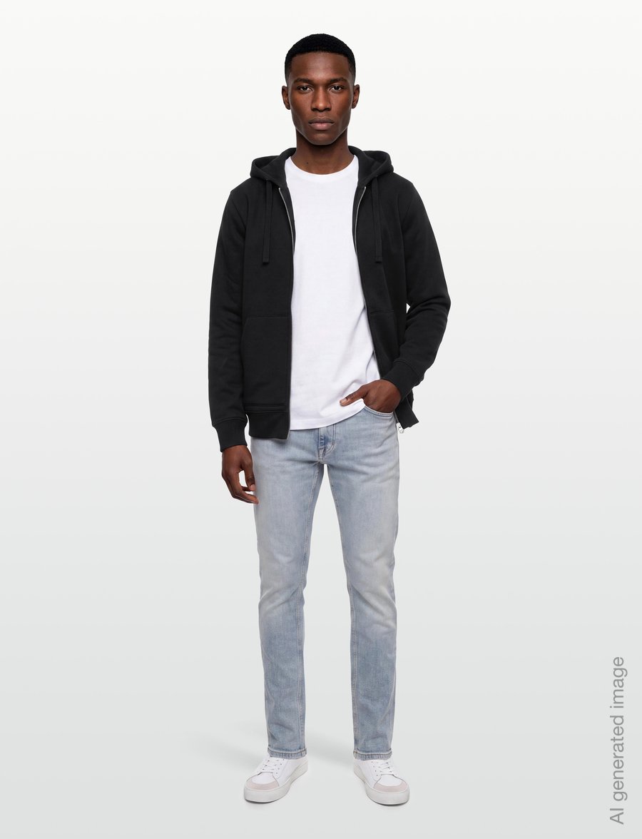 Björn Borg - CENTRE ZIP HOODIE - sweatshirts - black beauty - 0