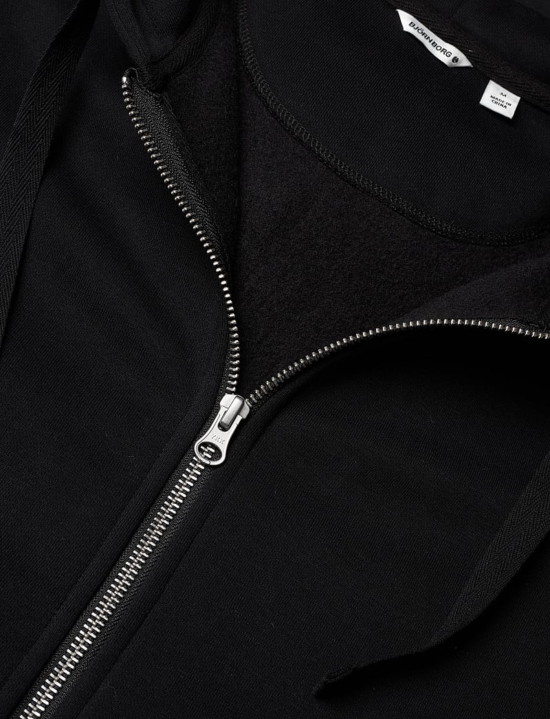 Björn Borg - CENTRE ZIP HOODIE - oberteile - black beauty - 2