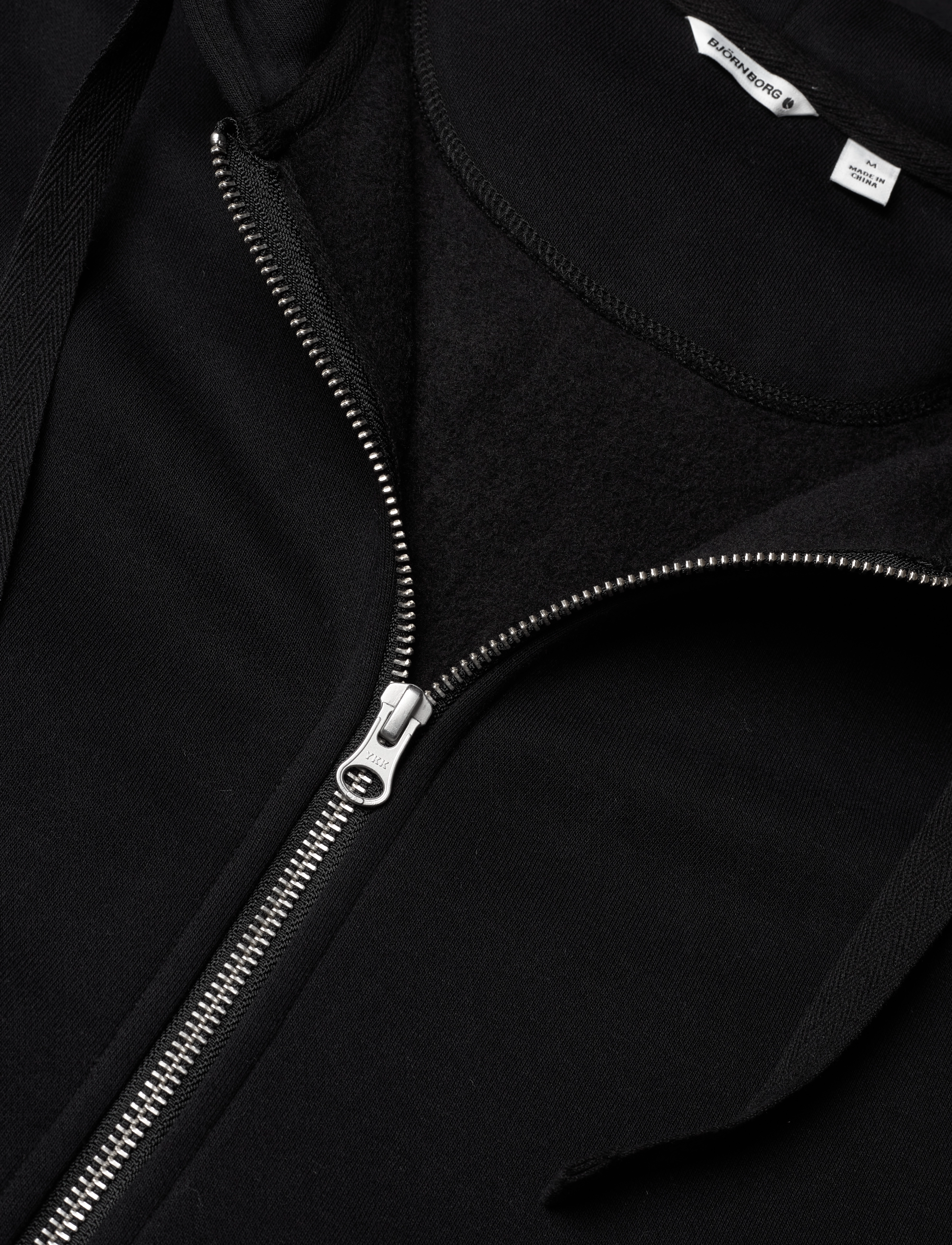 Björn Borg - CENTRE ZIP HOODIE - pulls a capuche - black beauty - 2