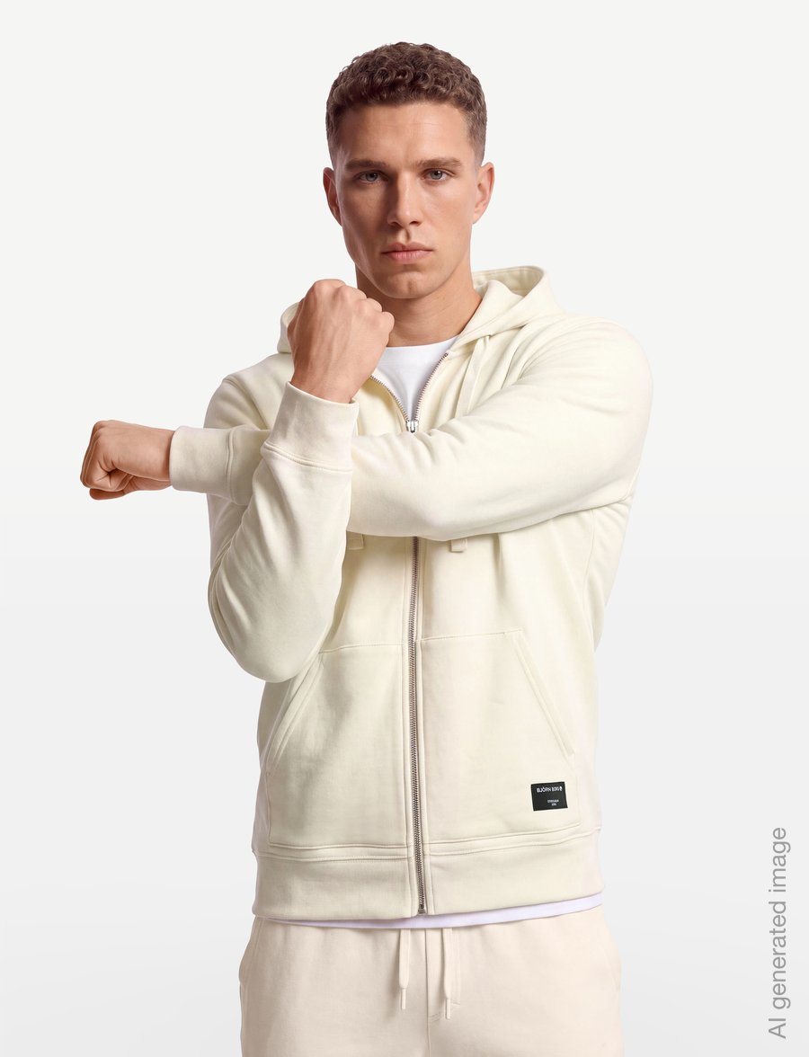 Björn Borg - CENTRE ZIP HOODIE - sweatshirts - tofu - 3