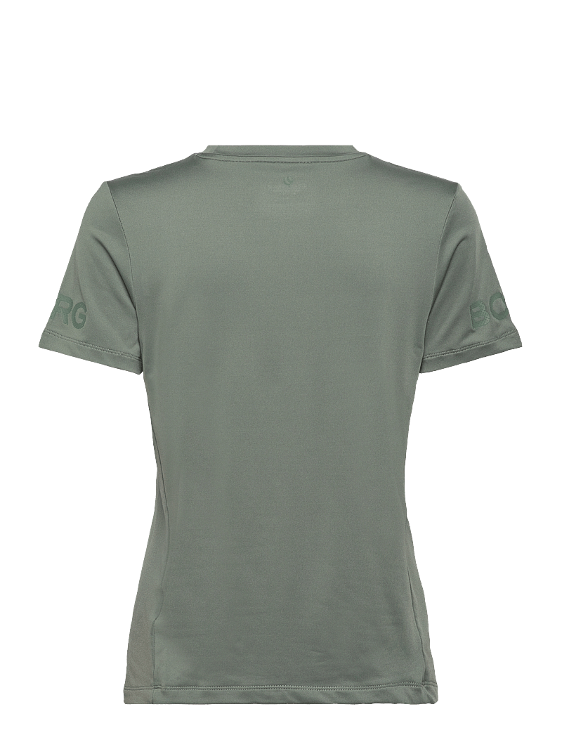 Björn Borg - BORG T-SHIRT - t-shirts - agave green - 1