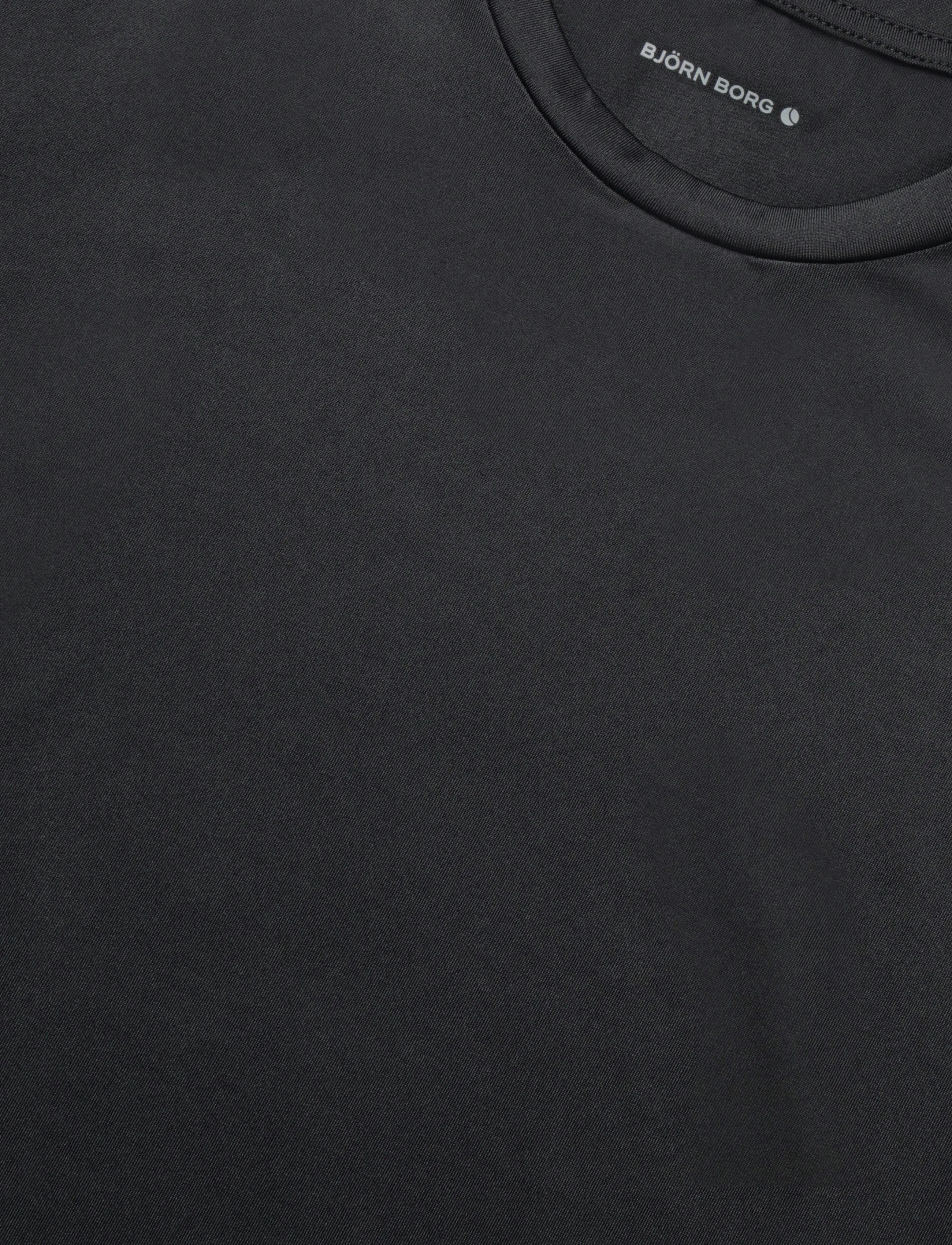 Björn Borg - BORG T-SHIRT - t-shirts - black beauty - 2