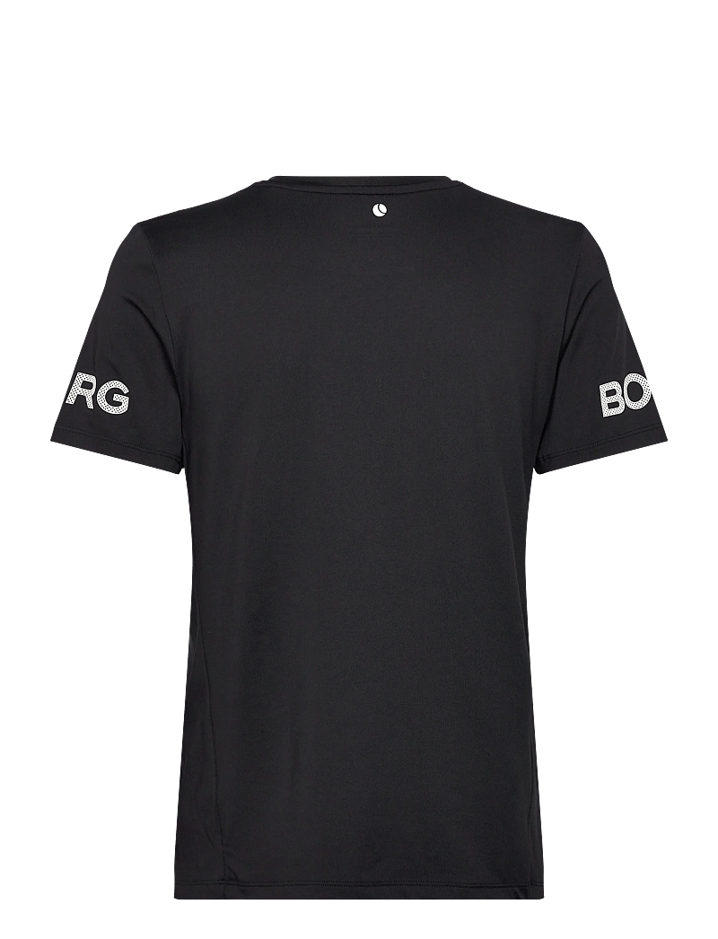 Björn Borg - BORG T-SHIRT - t-shirts - black beauty - 1