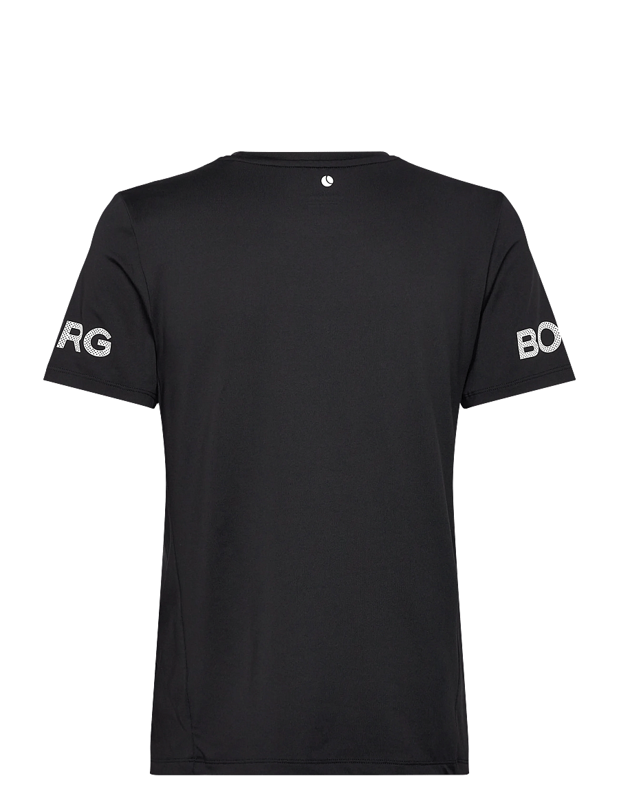 Björn Borg - BORG T-SHIRT - t-shirts - black beauty - 1