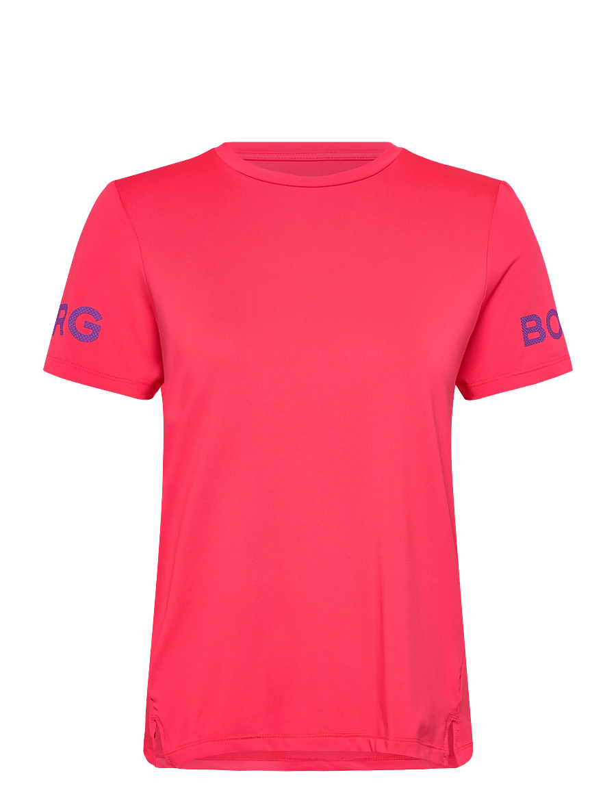 Björn Borg - BORG T-SHIRT - t-skjorter - diva pink - 0