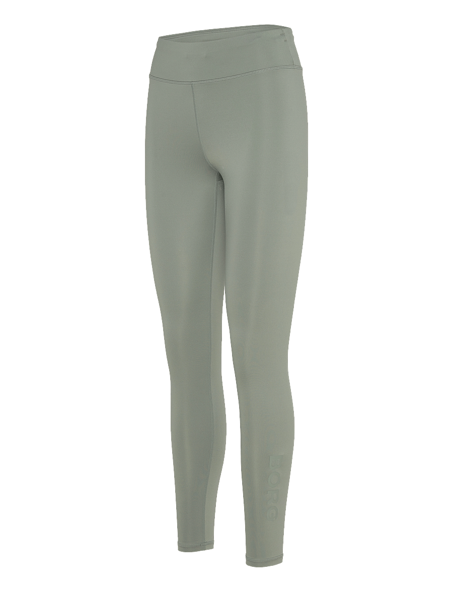 Björn Borg - BORG LOGO TIGHTS - sportinės tamprės - agave green - 2