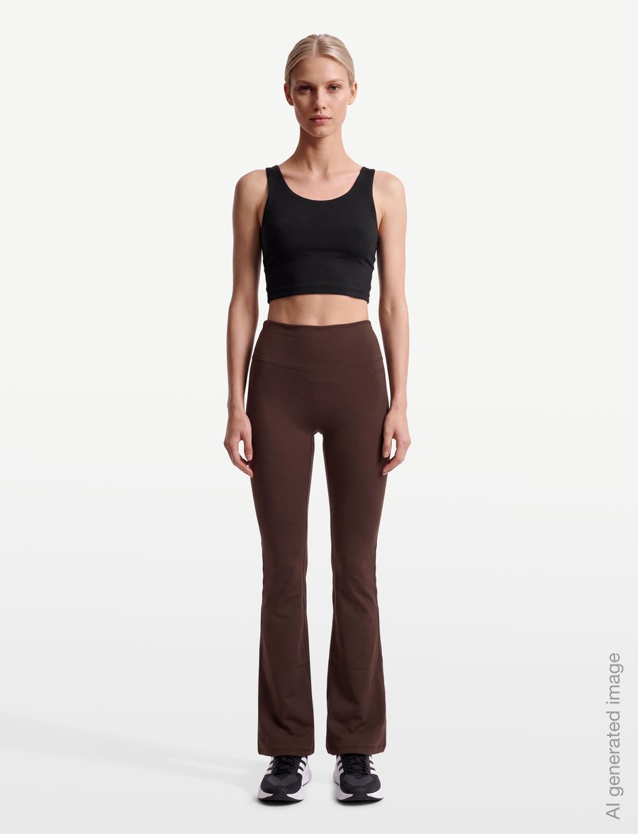 Björn Borg - BORG FLARE TIGHTS TALL - training tights - coffee bean - 0