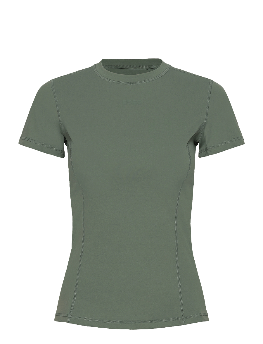 Björn Borg - BORG SLEEK T-SHIRT - t-särgid - agave green - 0