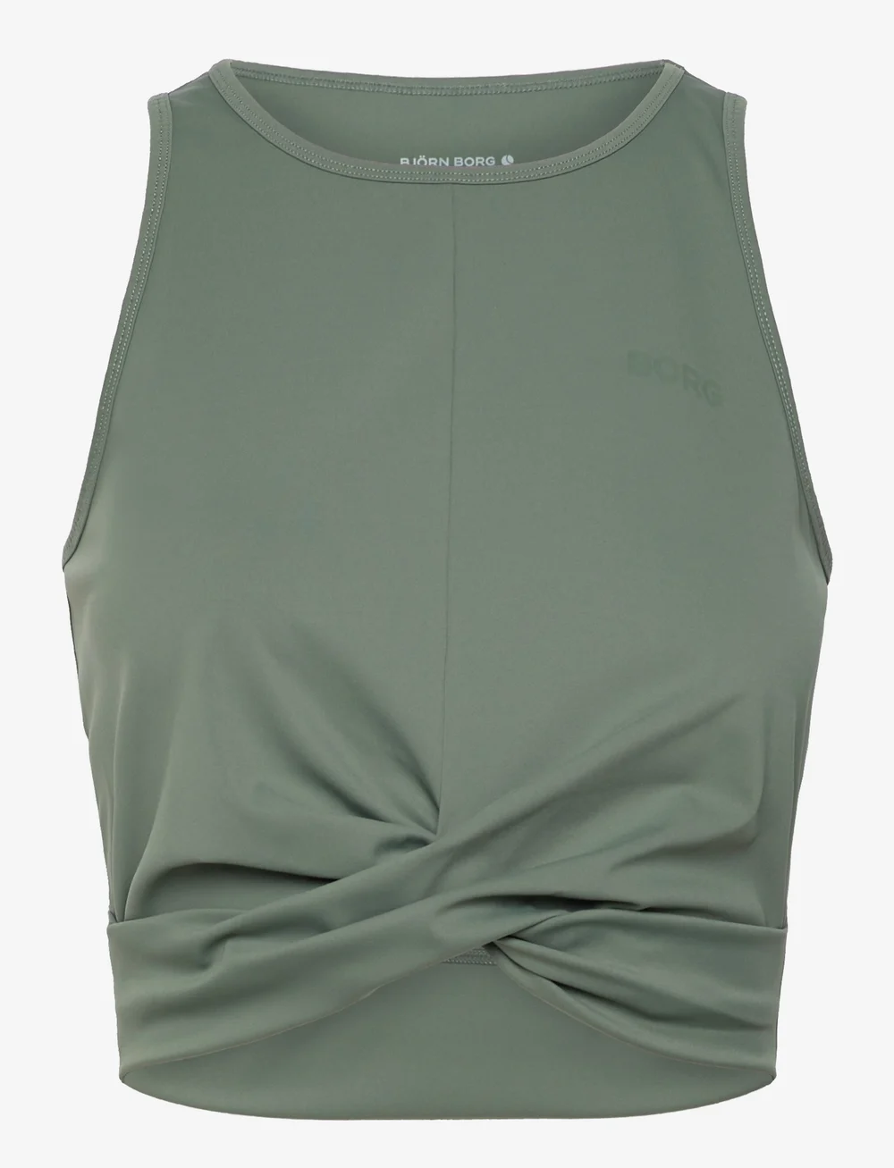 Björn Borg - STUDIO CROSS TANK TOP - Īsi topi - agave green - 0