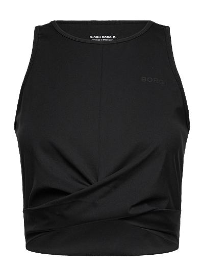 Björn Borg STUDIO CROSS TANK TOP - Toppar & T-shirts - BLACK BEAUTY / black