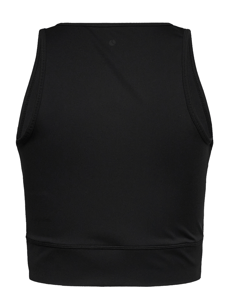 Björn Borg - STUDIO CROSS TANK TOP - crop tops - black beauty - 1