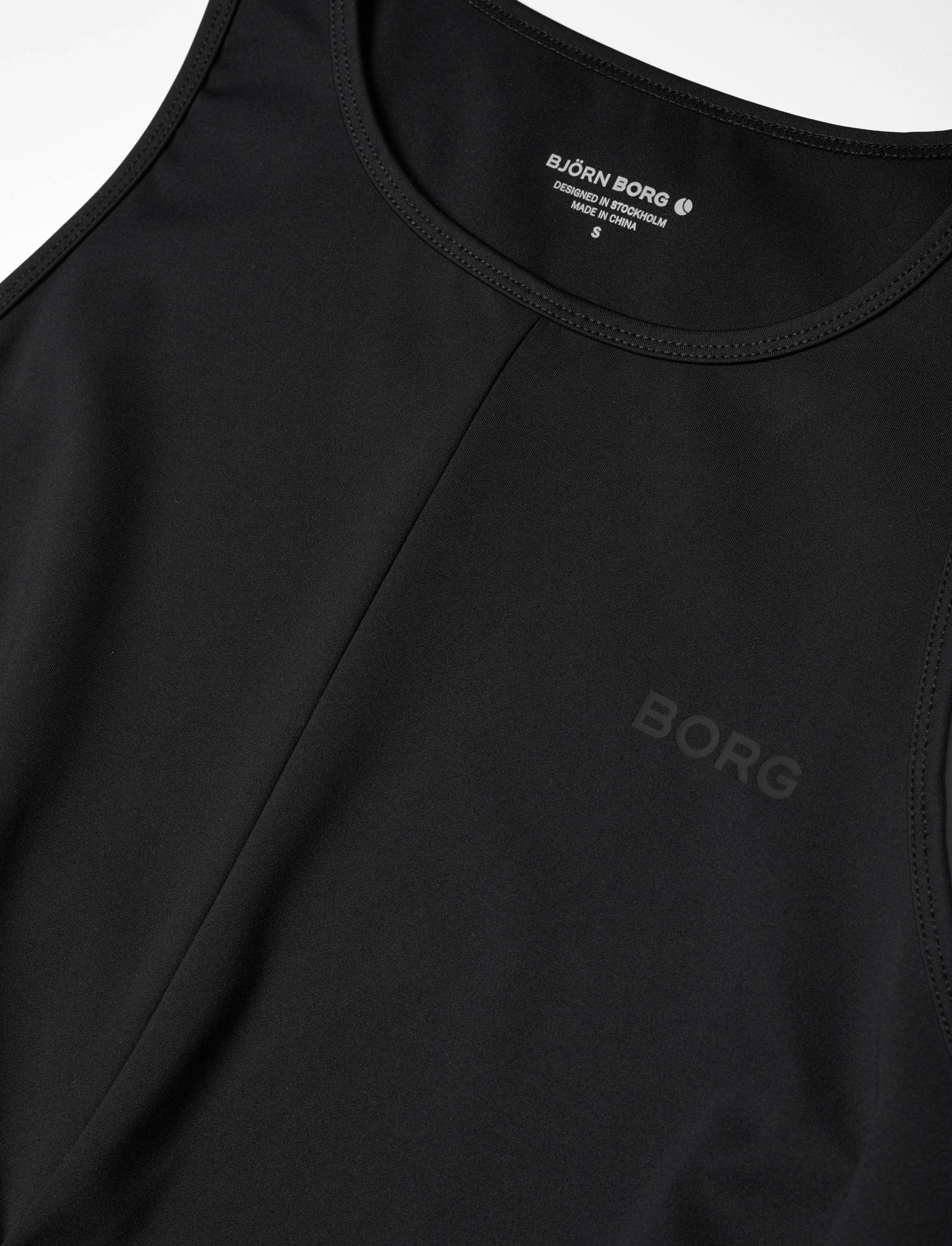 Björn Borg - STUDIO CROSS TANK TOP - sportoberteile - black beauty - 2