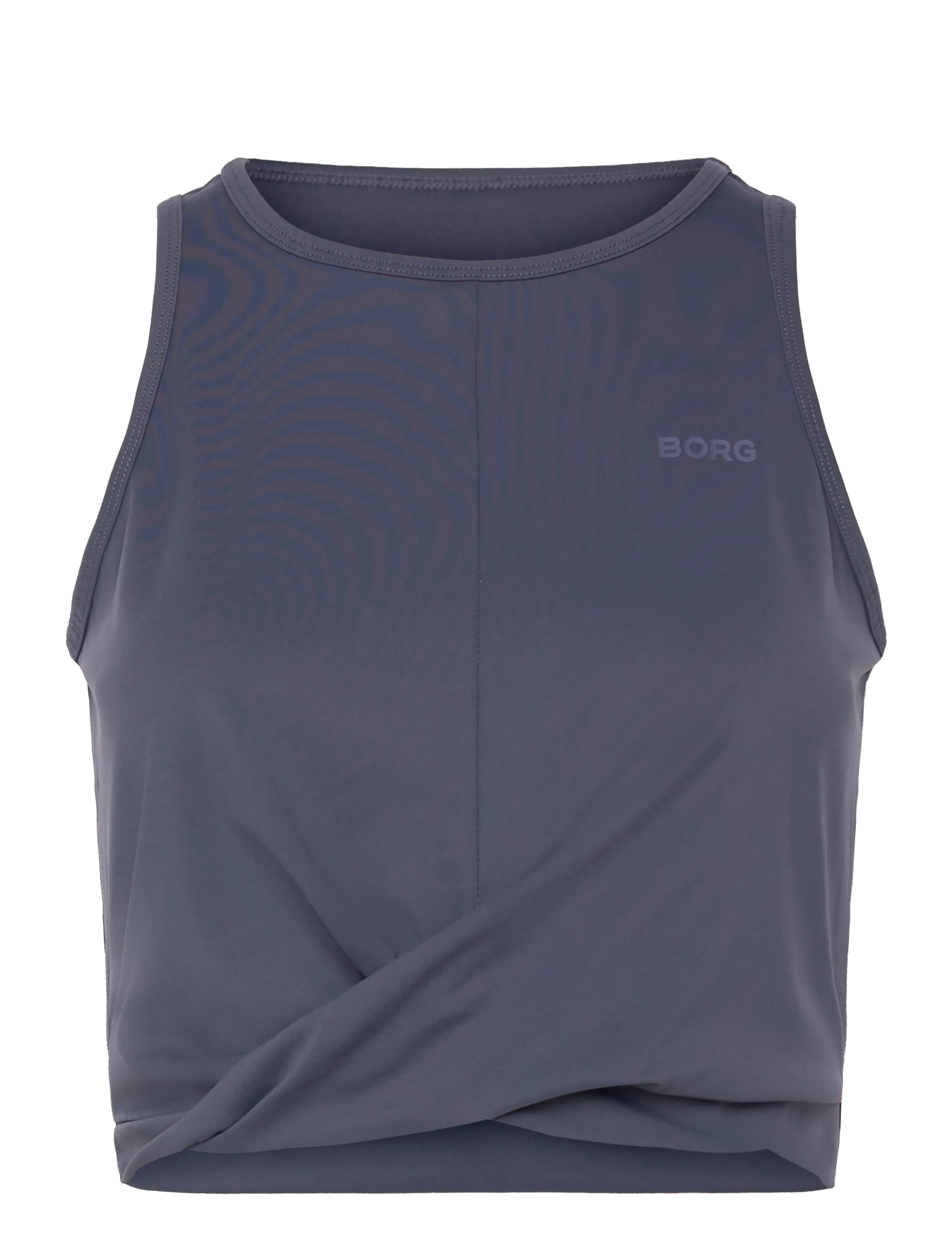 Björn Borg Studio Cross Tank Top, L, Sport Crop Oberteile, Marineblau - Sleeveless Frauen