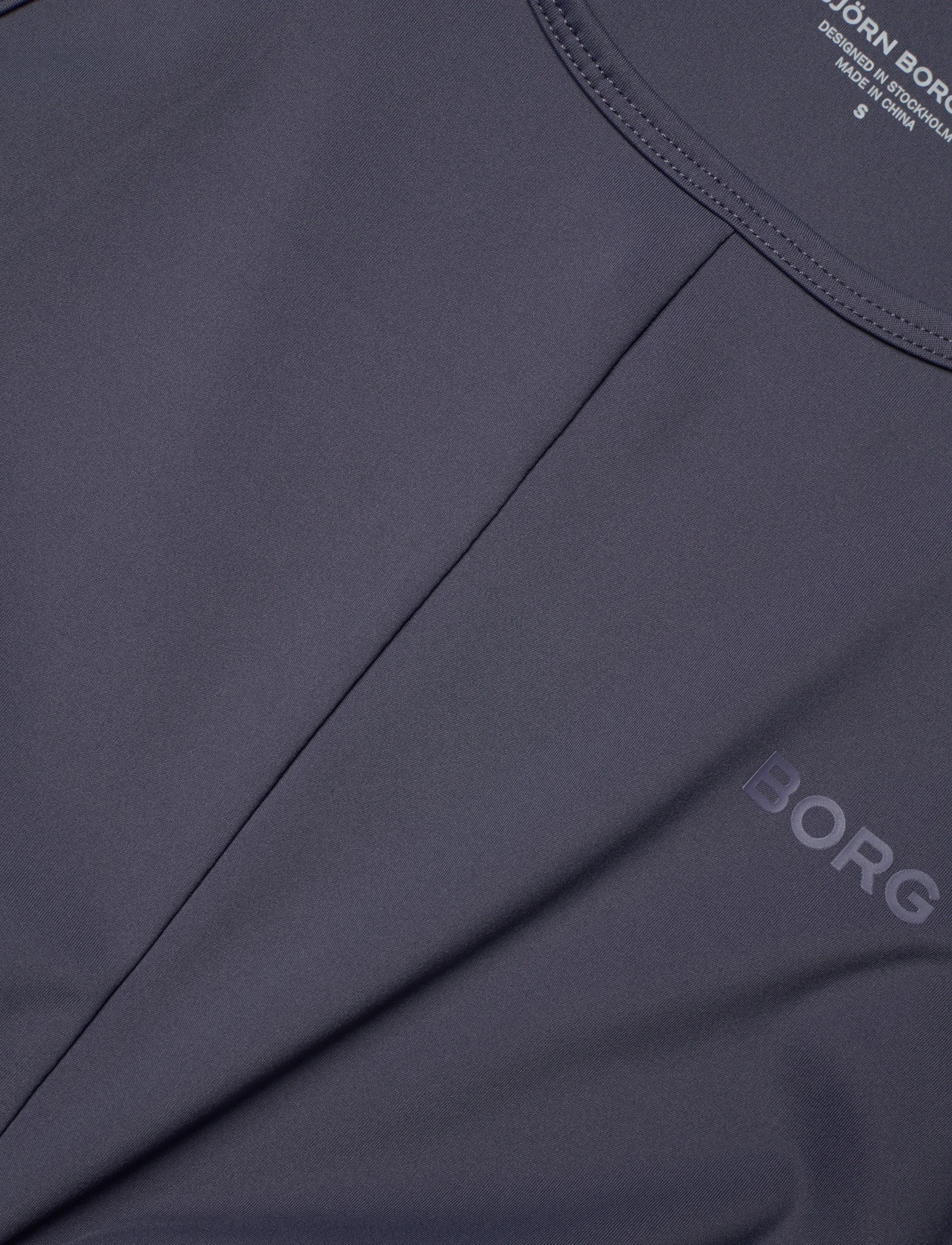 Björn Borg - STUDIO CROSS TANK TOP - crop-tops - odyssey gray - 2