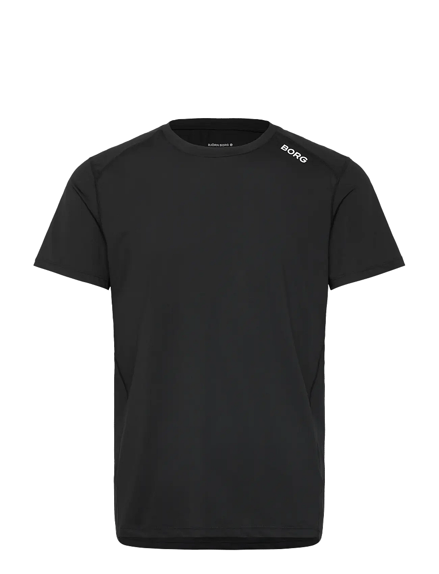 Björn Borg - BORG ATHLETIC T-SHIRT - t-särgid - black beauty - 0
