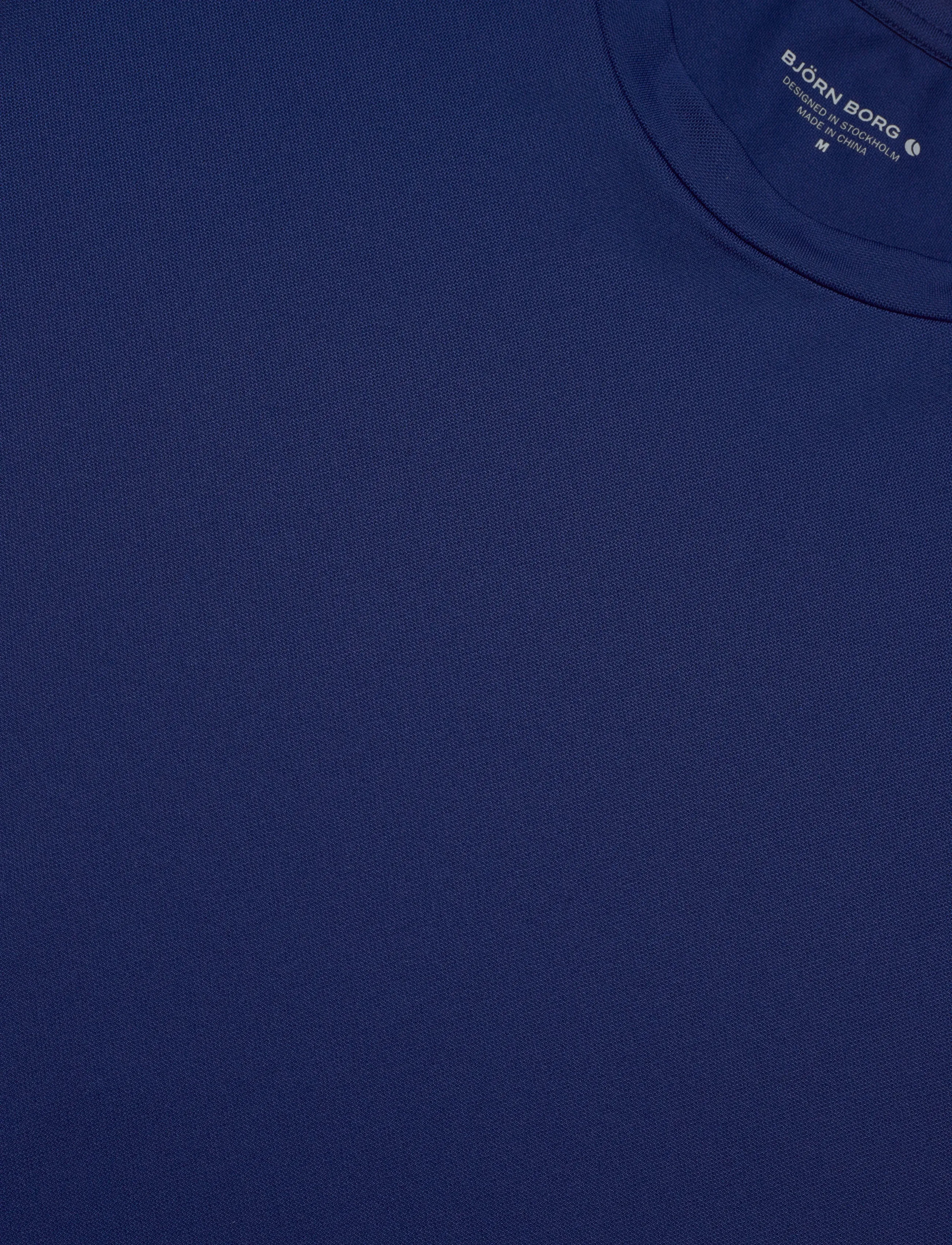 Björn Borg - BORG ATHLETIC T-SHIRT - t-särgid - blue depths - 2