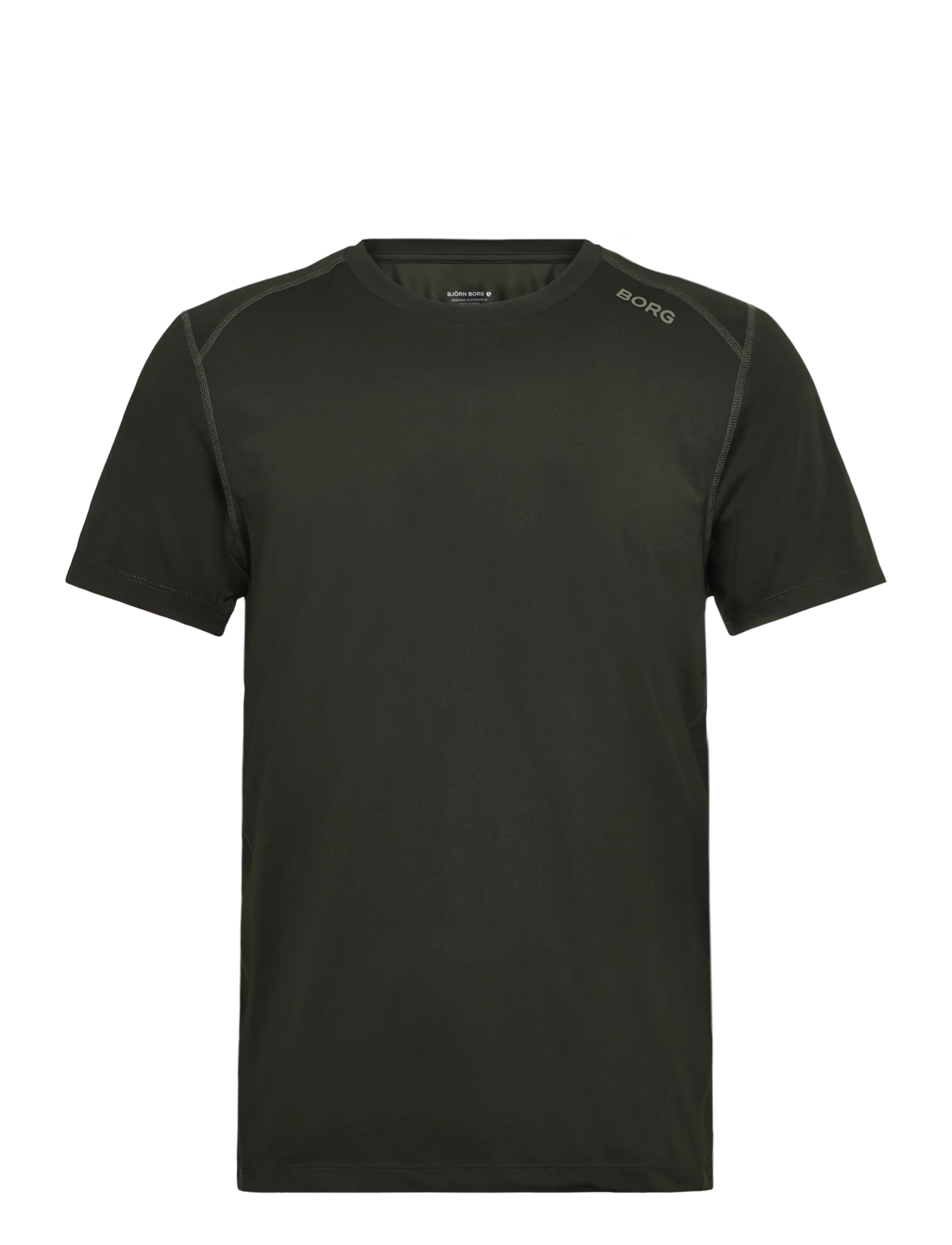 Björn Borg BORG ATHLETIC T-SHIRT - Kleidung - ROSIN / khaki/green