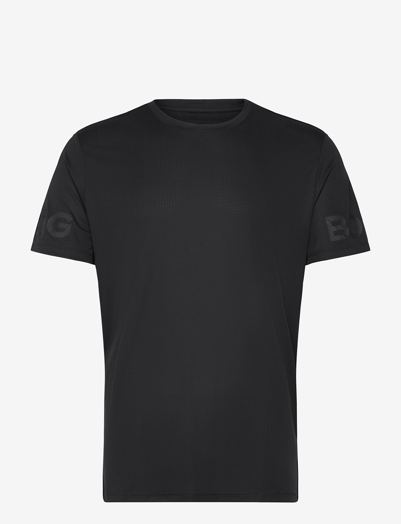 Björn Borg - BORG LIGHT T-SHIRT - t-shirts - black beauty - 0