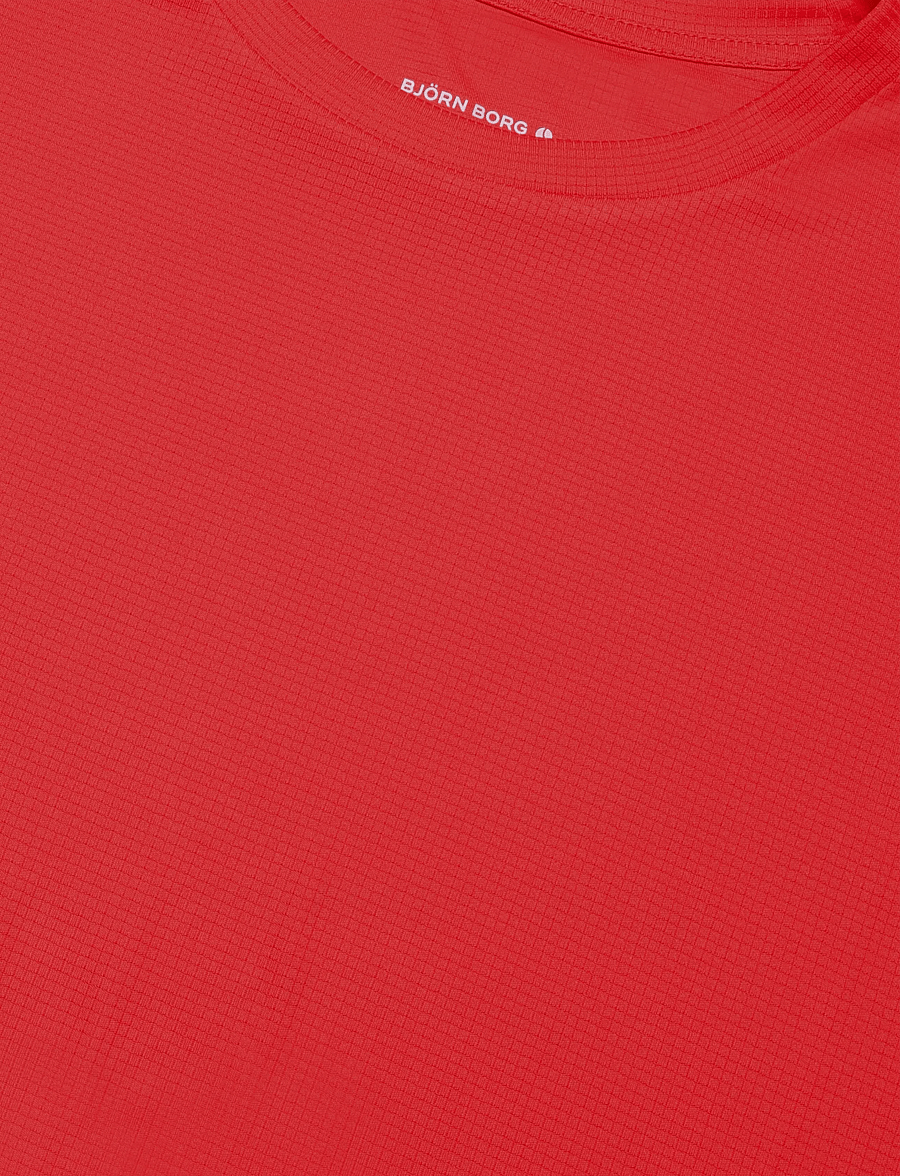 Björn Borg - BORG LIGHT T-SHIRT - oberteile & t-shirts - flame scarlet - 2