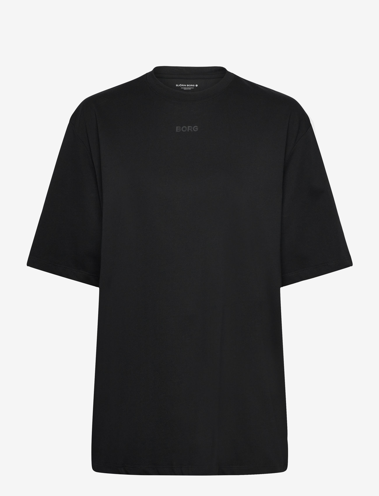 Björn Borg - STUDIO OVERSIZED T-SHIRT - t-shirts - black beauty - 0