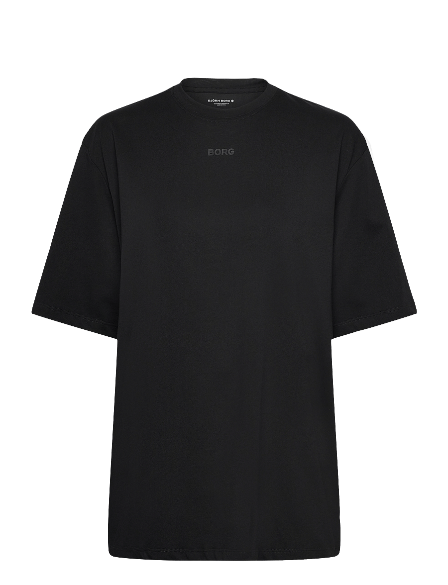 Björn Borg - STUDIO OVERSIZED T-SHIRT - t-shirts - black beauty - 0