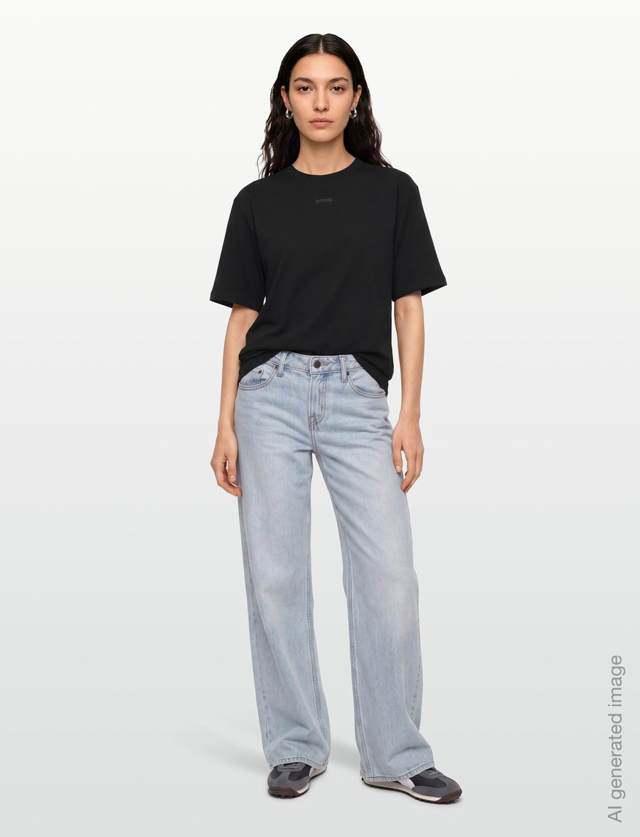 Björn Borg - STUDIO OVERSIZED T-SHIRT - t-shirts - black beauty - 0