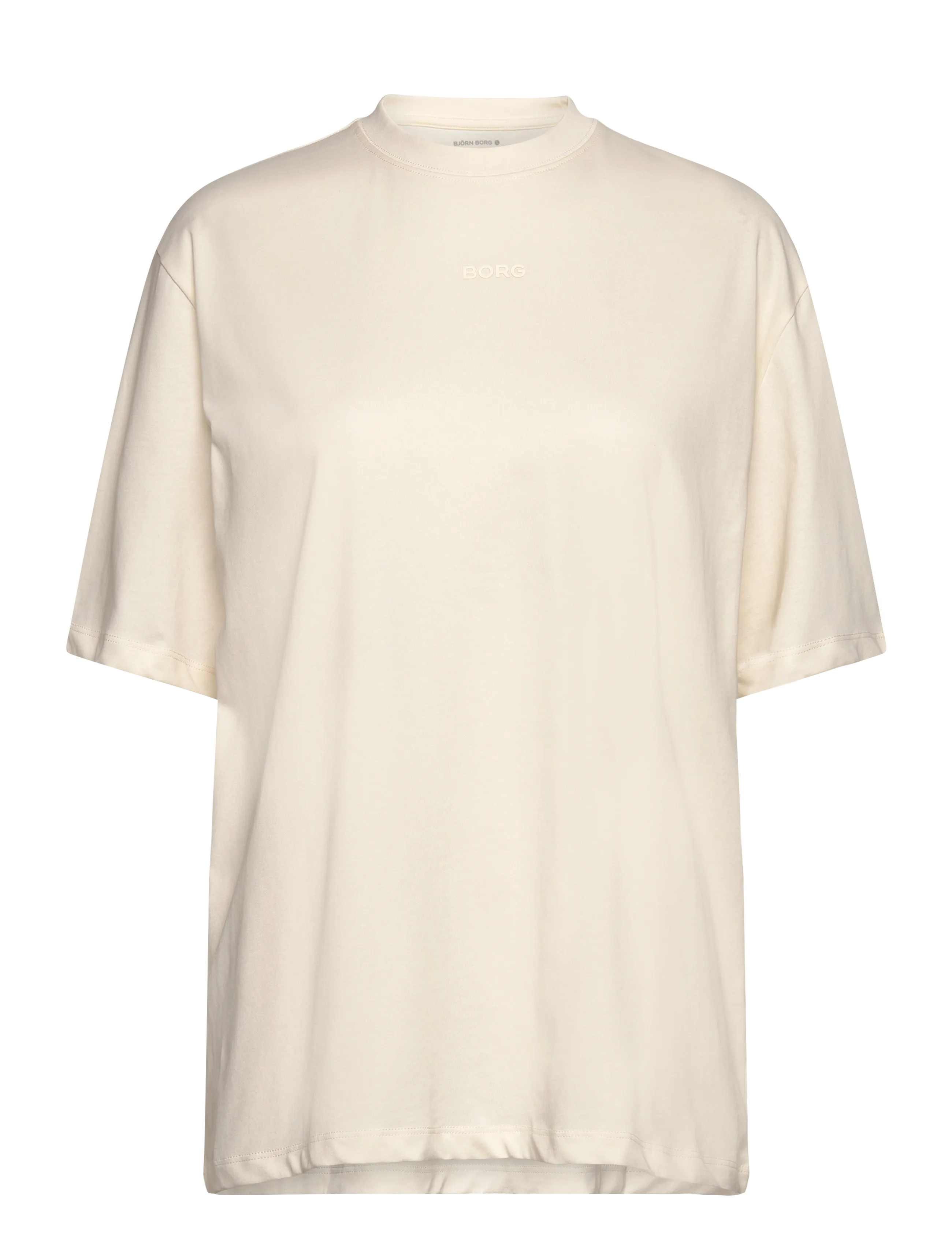 Björn Borg STUDIO OVERSIZED T-SHIRT - Riided - TOFU / cream