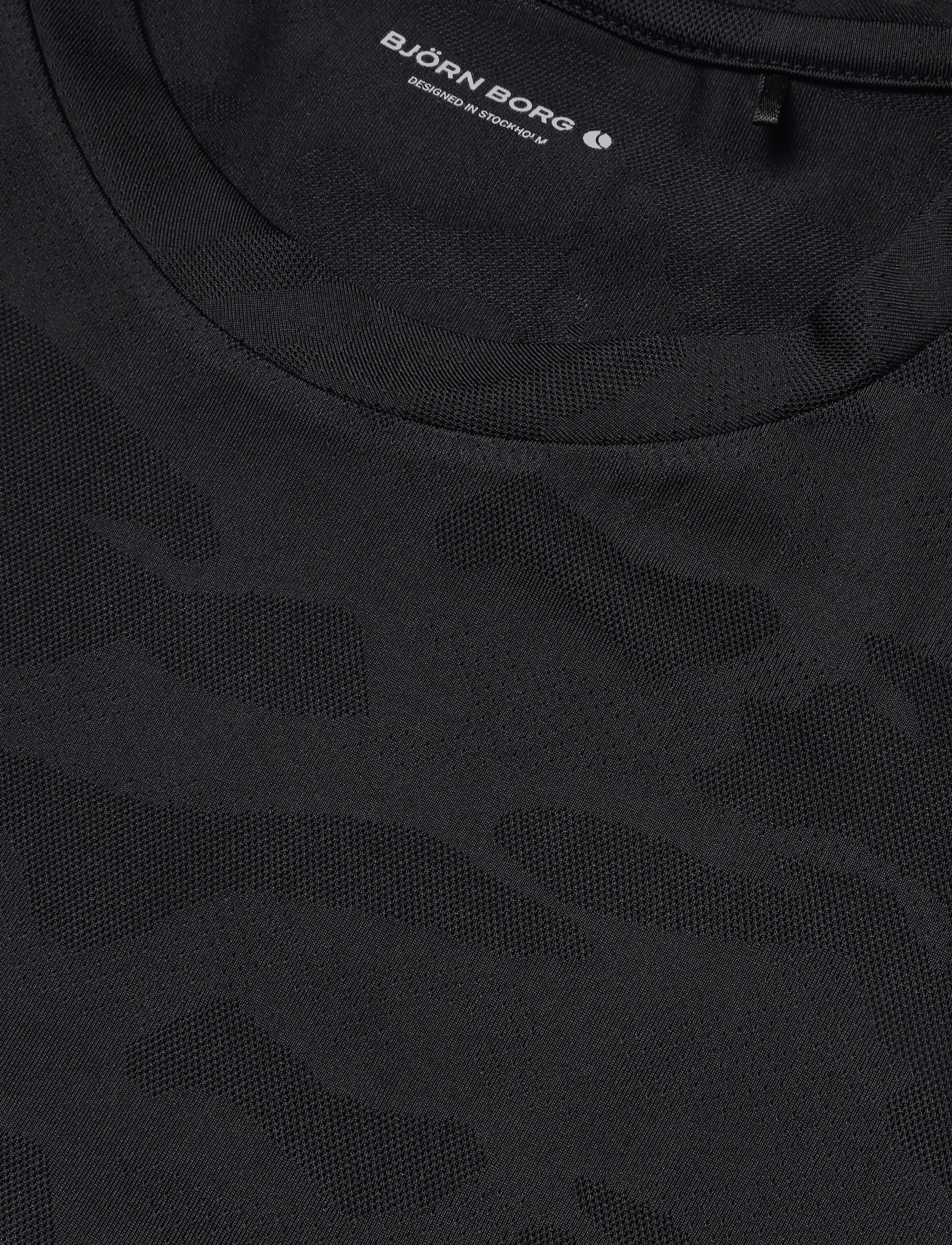 Björn Borg - BORG PERFORMANCE T-SHIRT - t-shirts - black beauty - 2