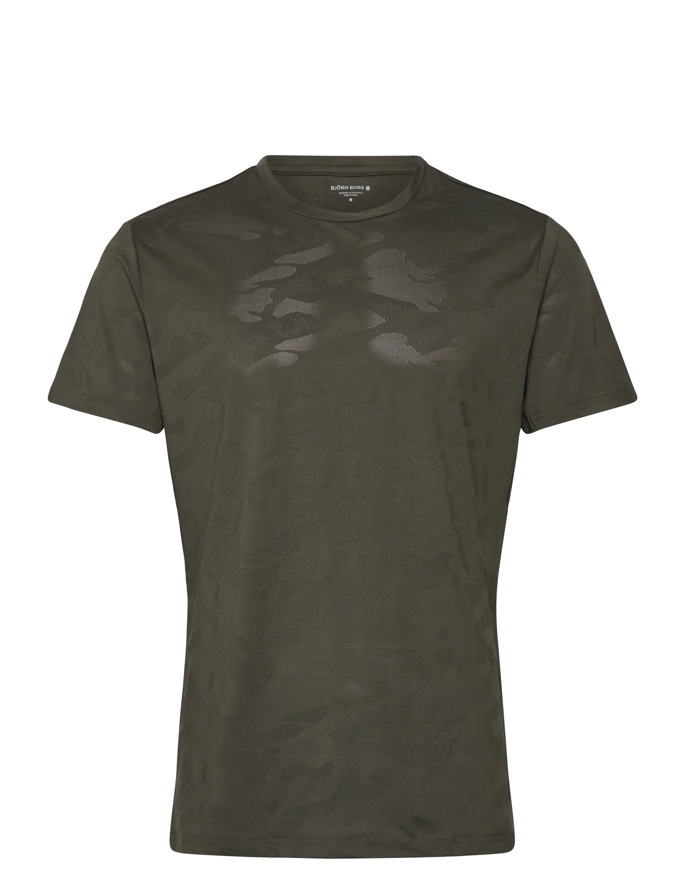 Björn Borg Performance T-Shirt, S, Sport Oberteile, Grün - T-shirts, Männerswear