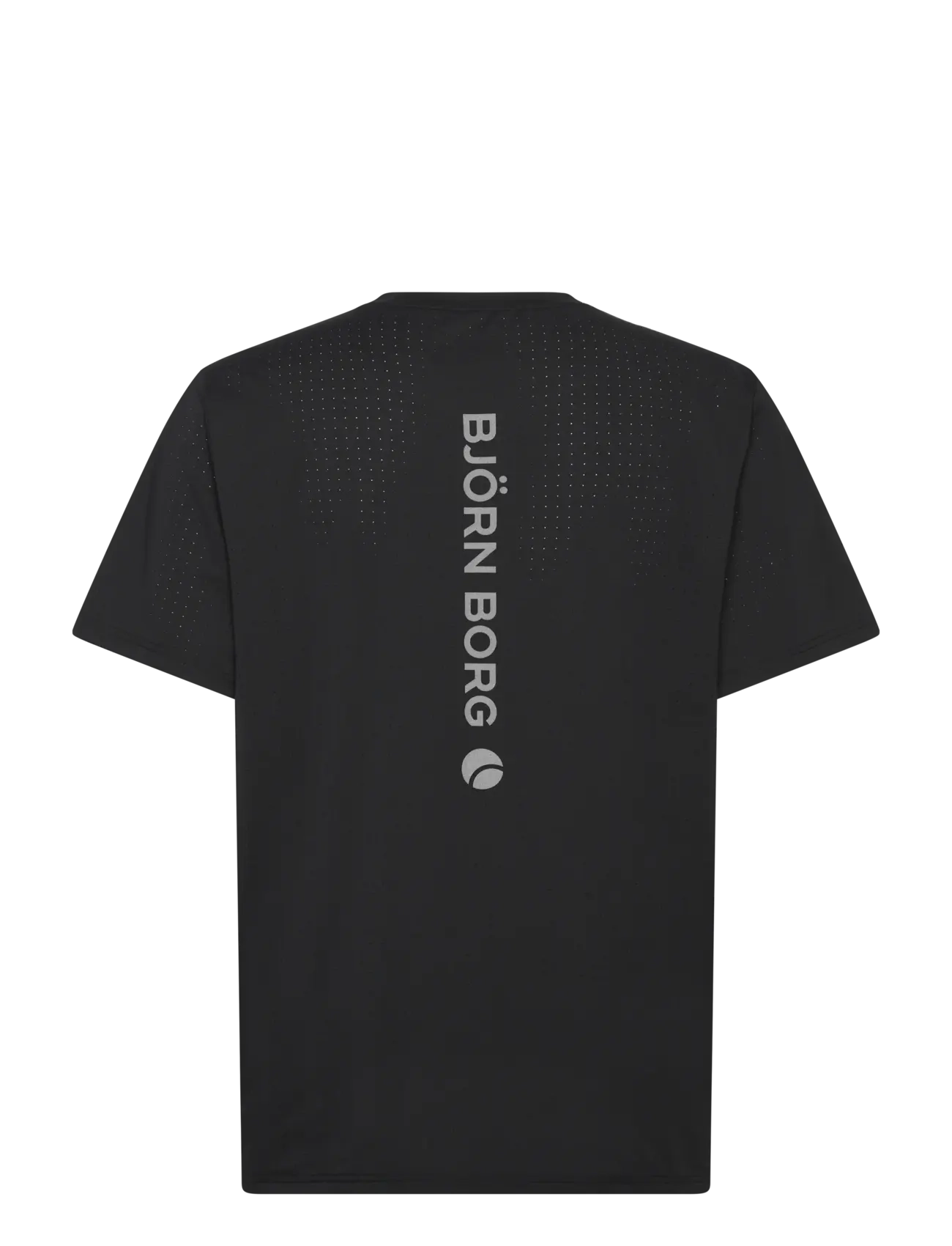 Björn Borg - BORG PERFORMANCE PERFORATED T-SHIRT - t-särgid - black beauty - 1